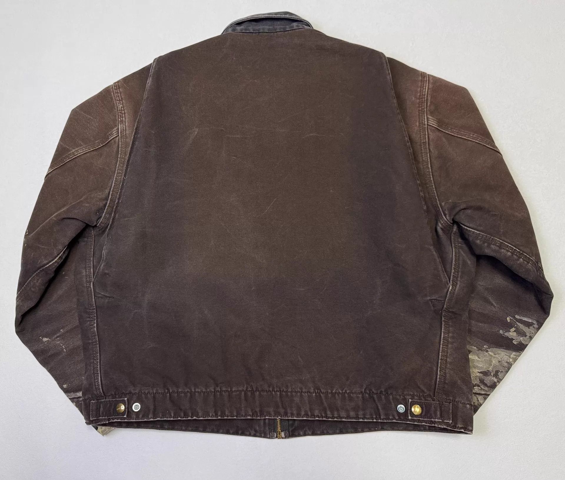 Carhartt Vintage Carhartt J97 Detroit Jacket Dark Brown XL Size US XL / EU 56 / 4 - 5 Thumbnail