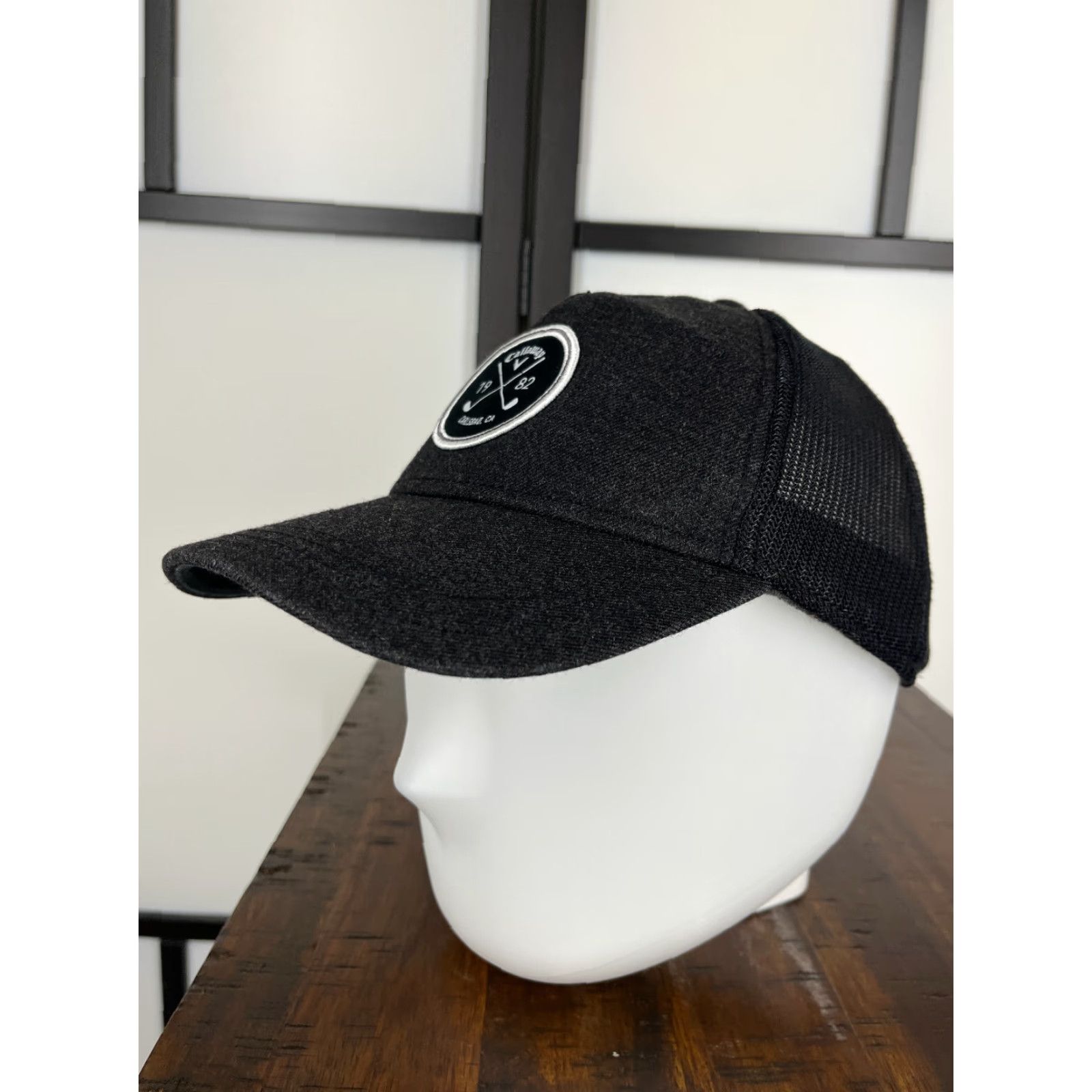 Callaway Callaway Hat Cap Snap Back Adult One Size Black Trucker Golf Golfer Carlsbad CA Wool Size ONE SIZE - 4 Thumbnail