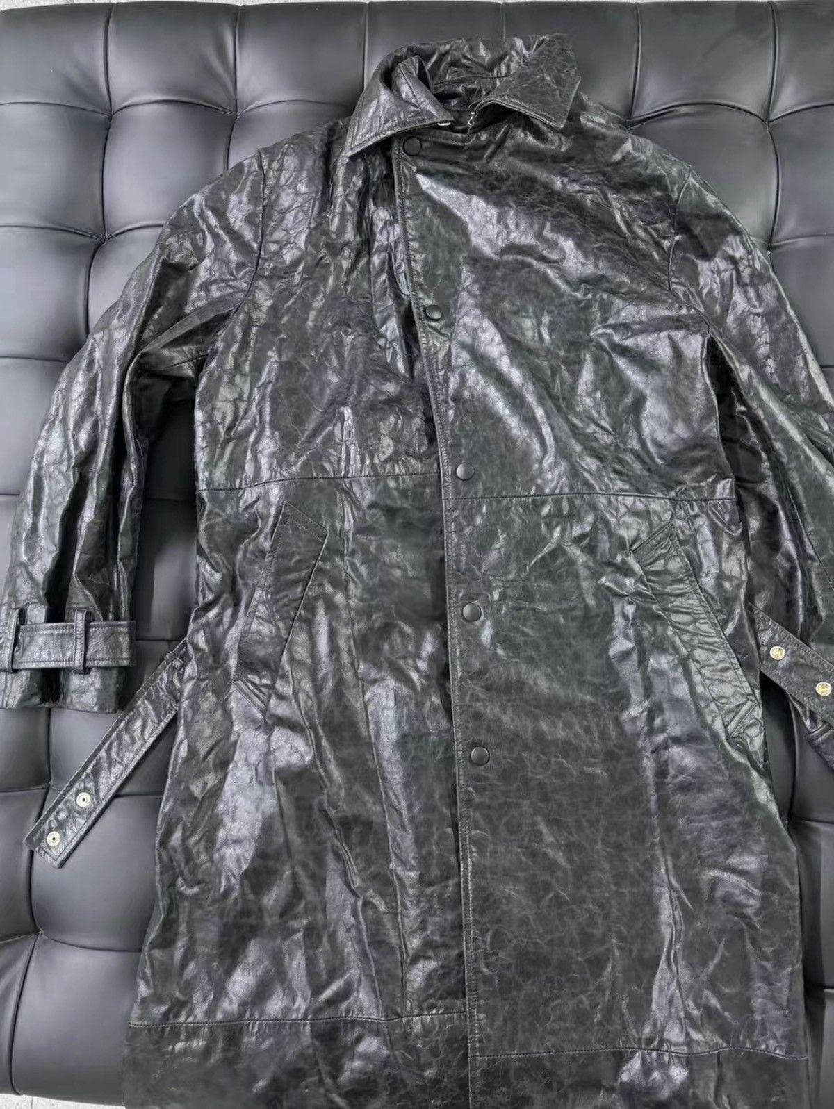 424 424 Leather Coat Size US M / EU 48-50 / 2 - 1 Thumbnail