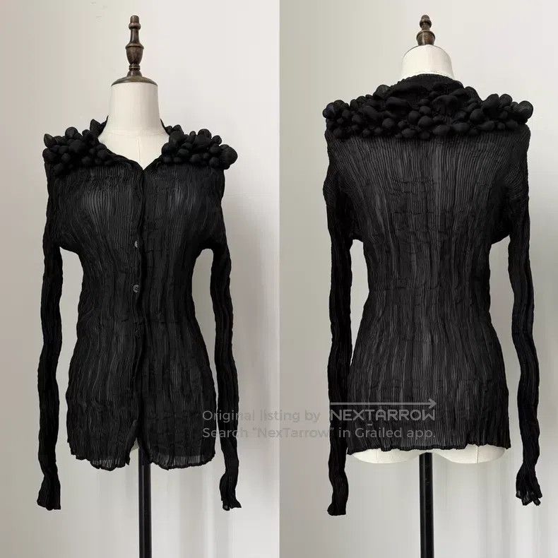 Issey Miyake Issey Miyake Black Long Sleeve Size M / US 6-8 / IT 42-44 - 8 Thumbnail