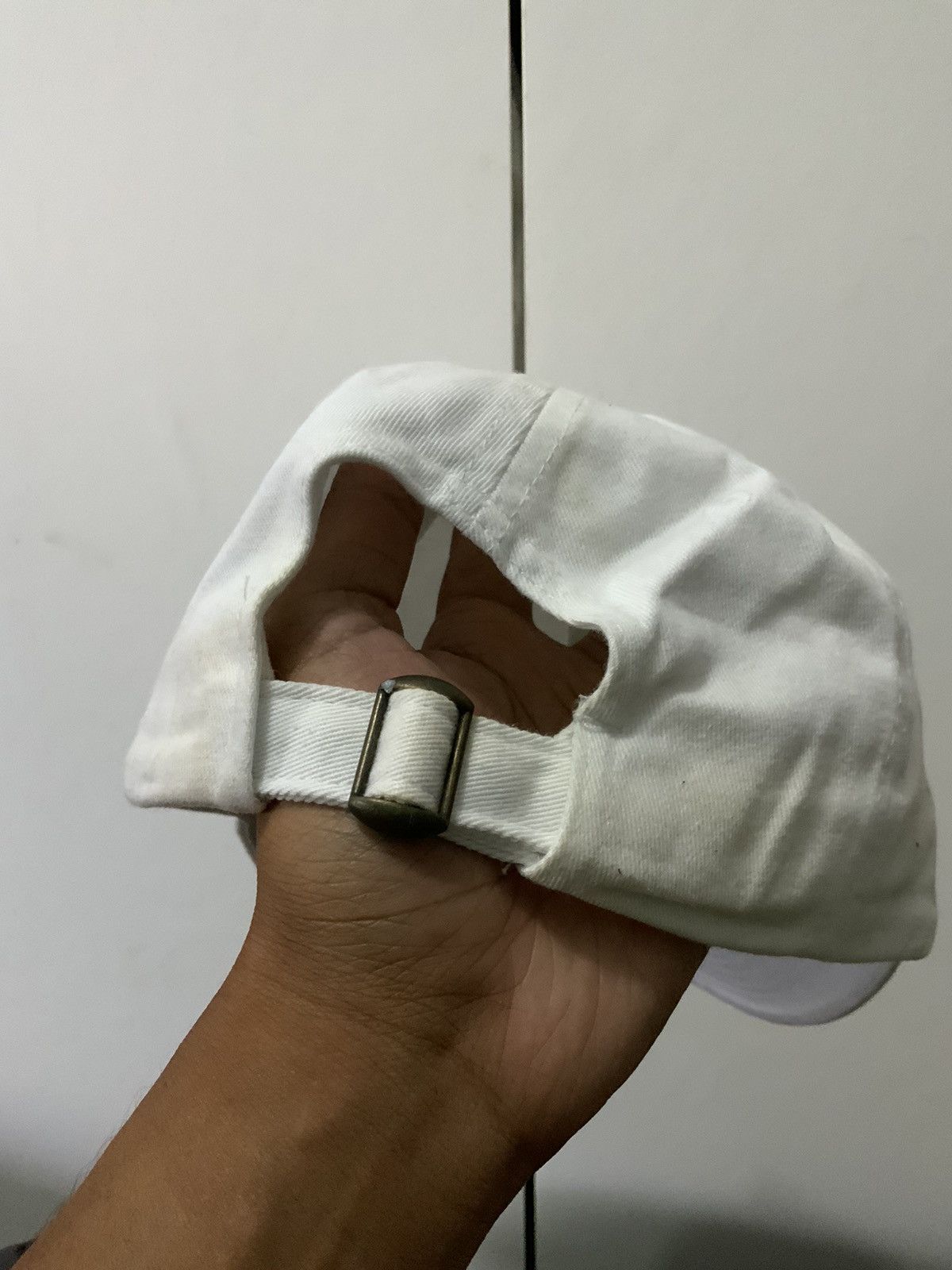 Japanese Brand Plain White Black Logo Hat Size ONE SIZE - 10 Thumbnail