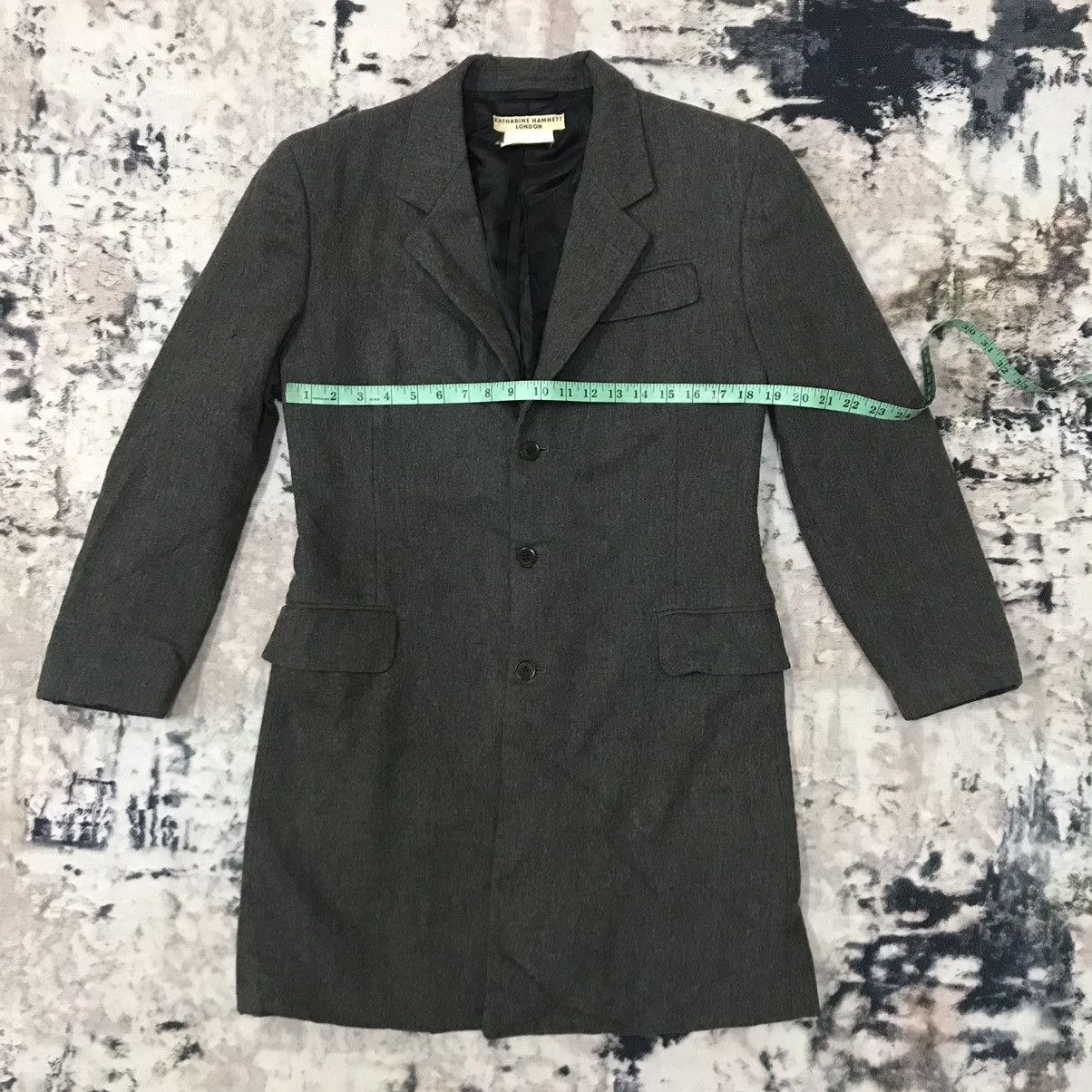 Katharine Hamnett London Wool Blazer Long