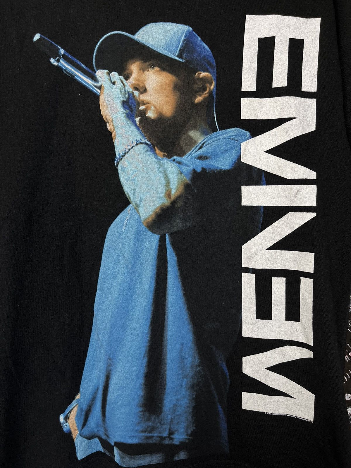 Eminem × Vintage Vintage Eminem Full Print Y2k Black Tee Size US M / EU 48-50 / 2 - 3 Thumbnail