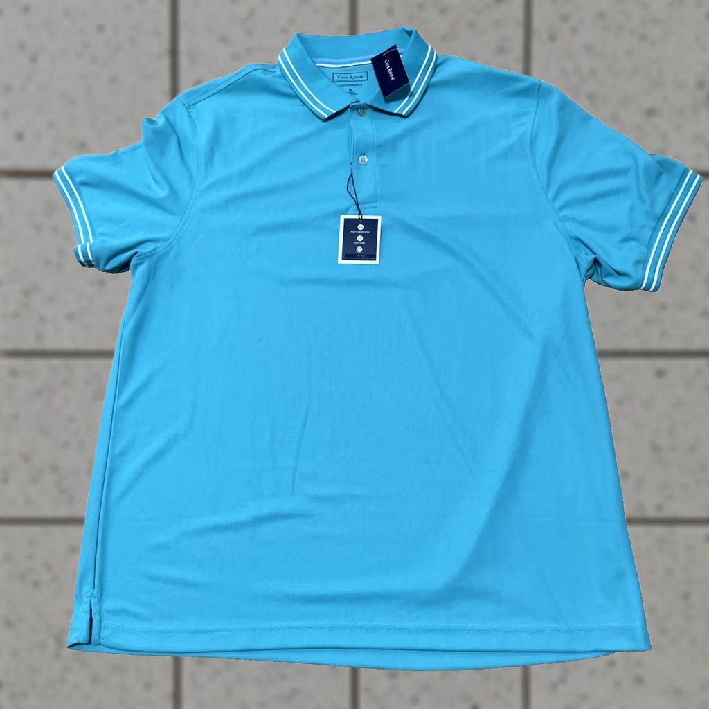 Club Room VINTAGE Club Room Polo Shirt Men XL Teal Green Preppy UPF50 Sun Protection New 0 46 Size US XL / EU 56 / 4 - 1 Thumbnail
