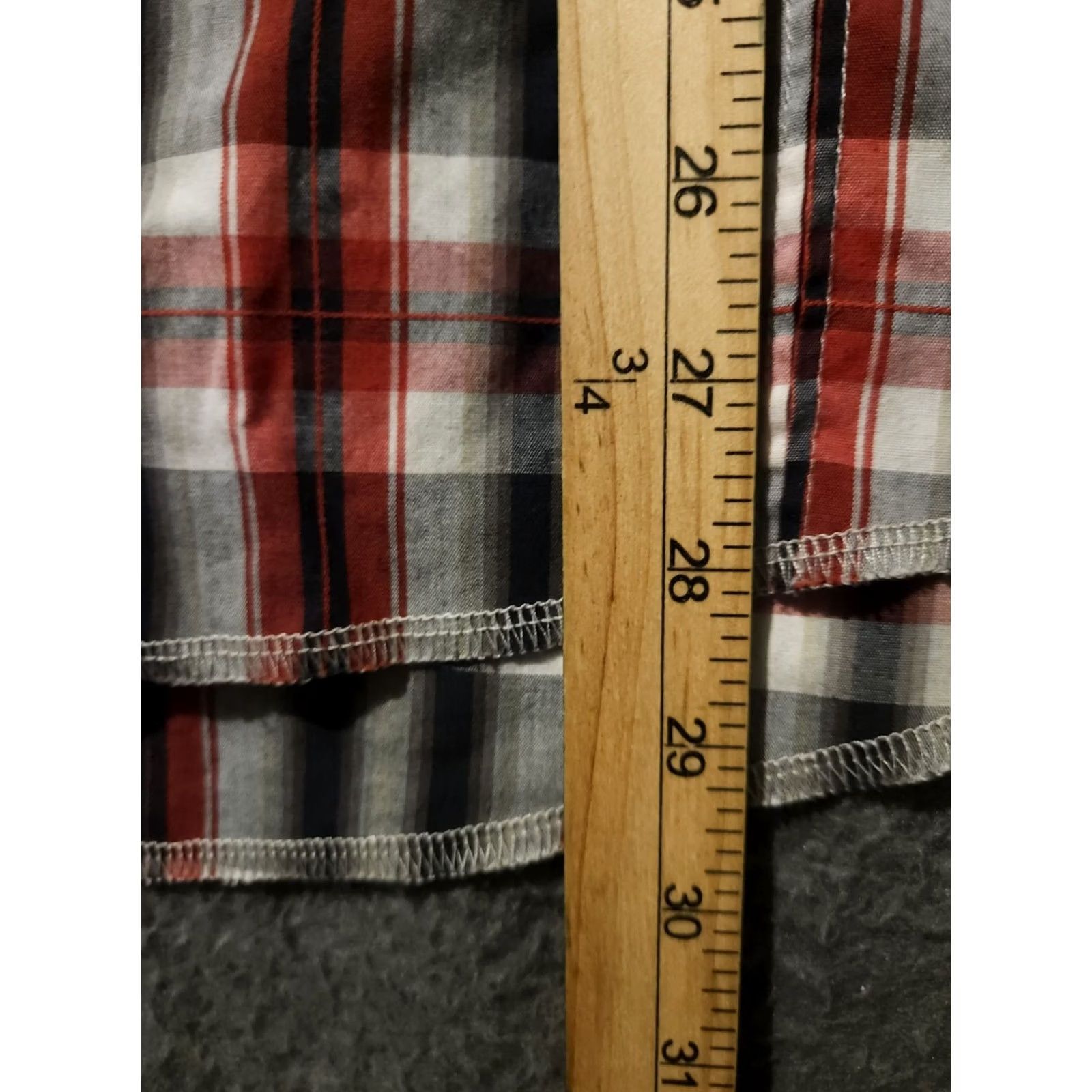 Wrangler Wrangler Shirt Mens Large Red Plaid Pearl Snap Pockets Western Cowboy Button-Up Regular Fit Cap Collared Long Sleeve Size US L / EU 52-54 / 3 - 4 Thumbnail