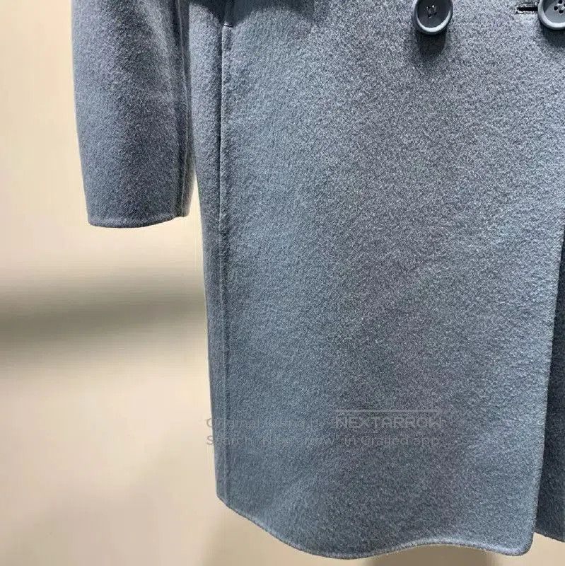 Max Mara MaxMara Blue Wool Women’s Coat . Size XXS / US 00 / IT 34 - 7 Thumbnail