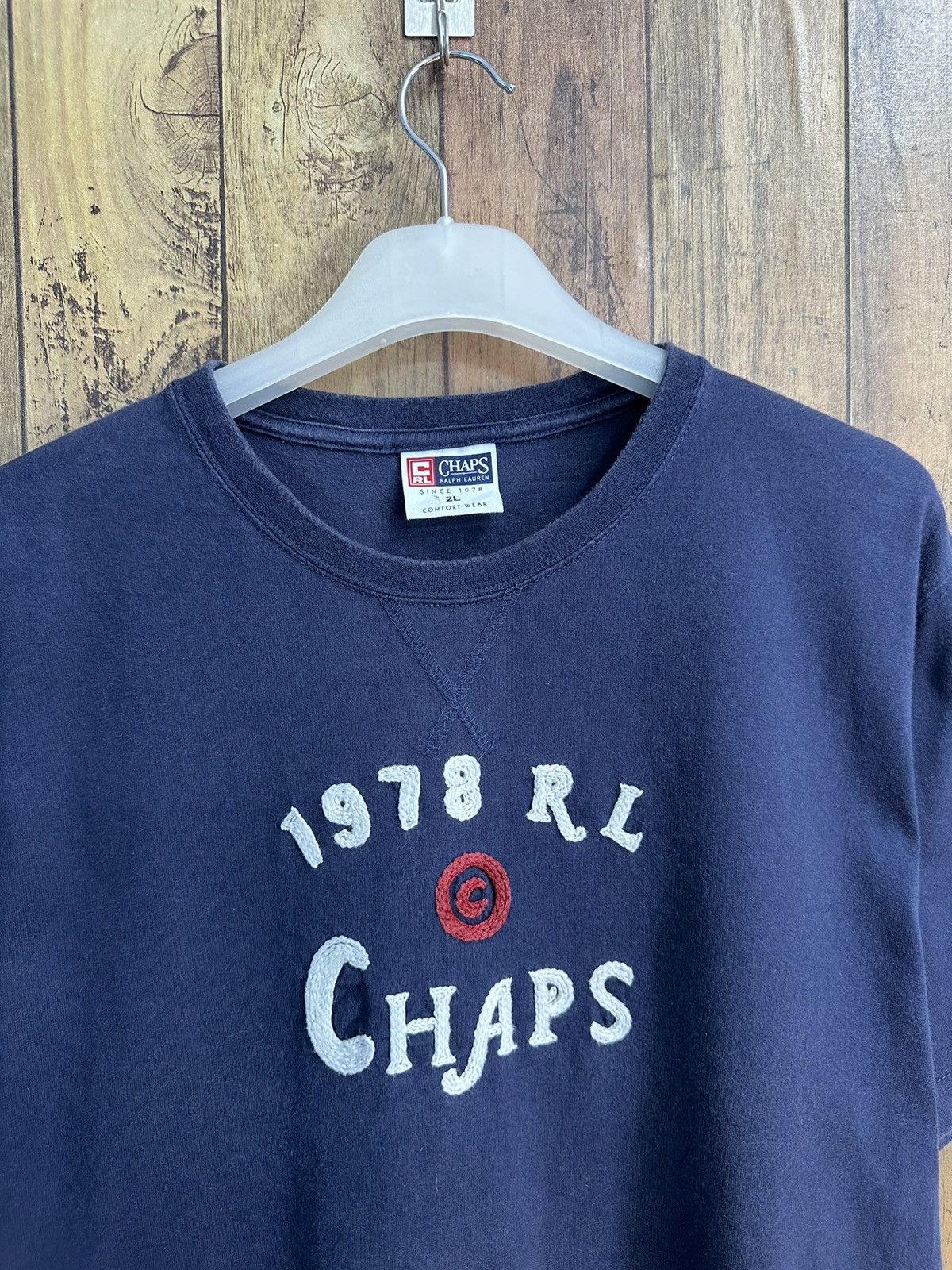 Chaps Ralph Lauren × Ralph Lauren Vintage Chaps Ralph Lauren Tshirt A408 Size US L / EU 52-54 / 3 - 2 Thumbnail