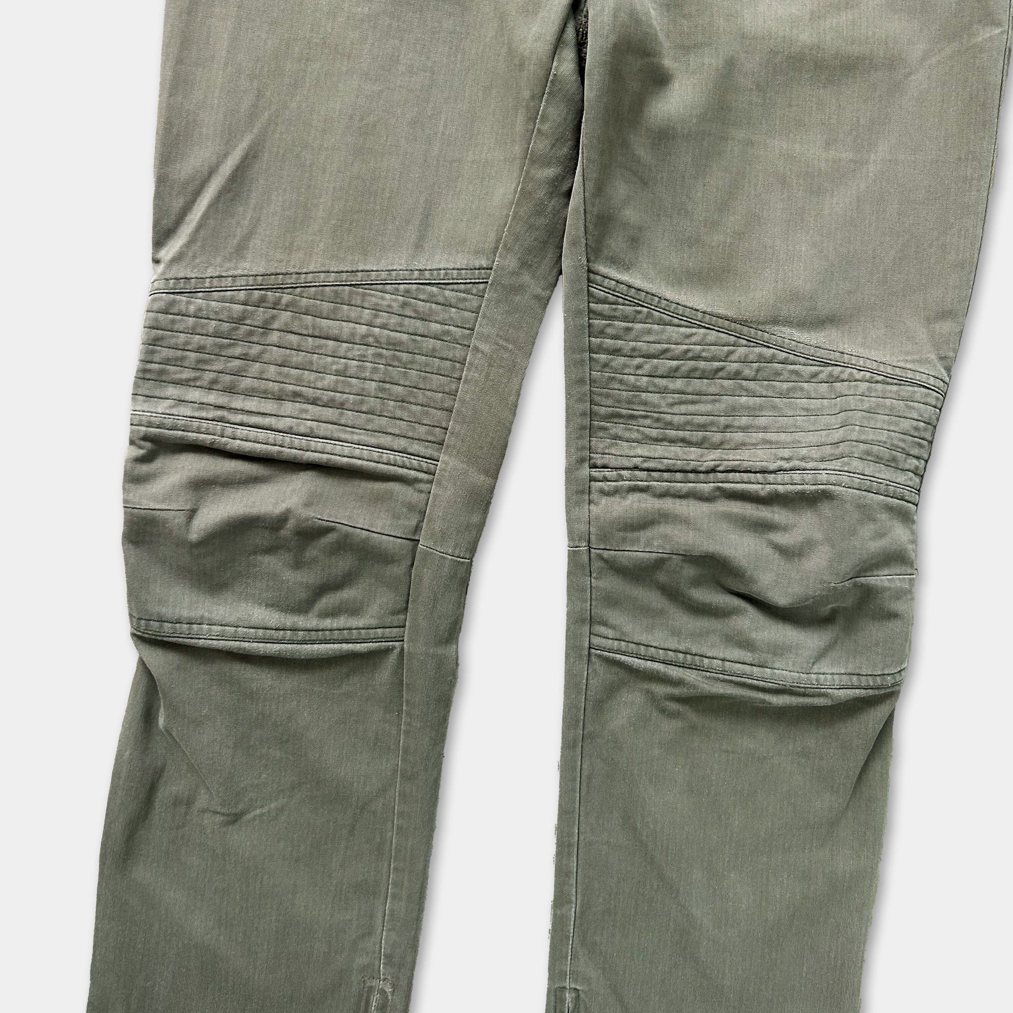 Kapital Helmut Lang Khaki Biker Pants Size US 28 / EU 44 - 3 Thumbnail