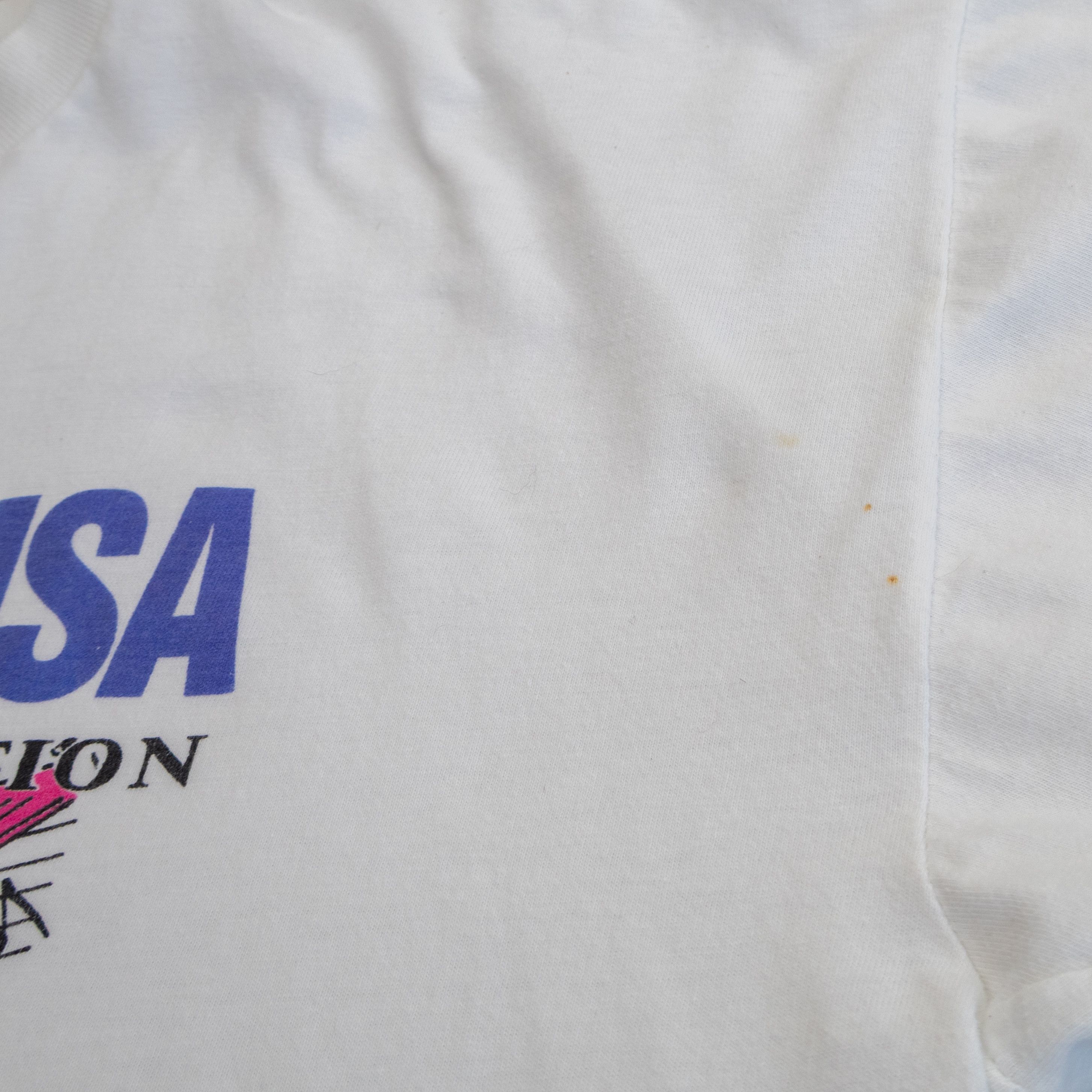Vintage Early 90s Pure Platinum USA Rock N Roll Graphic T Shirt Size US L / EU 52-54 / 3 - 7 Thumbnail