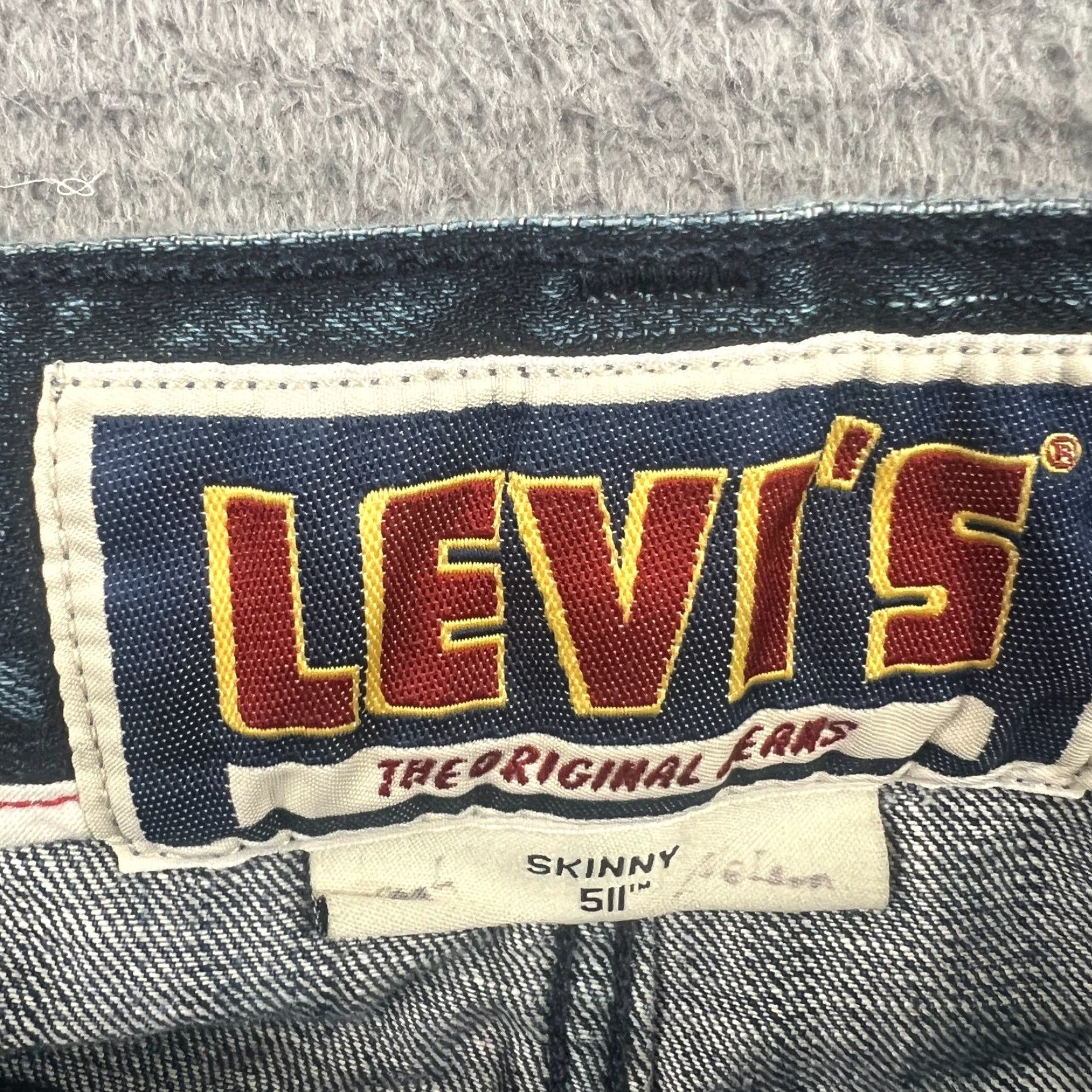Levi's VINTAGE Levi's 511 Skinny Jeans Mens Size 30x32 Dark Blue Denim Stretch 90s Casual Size US 30 / EU 46 - 6 Thumbnail