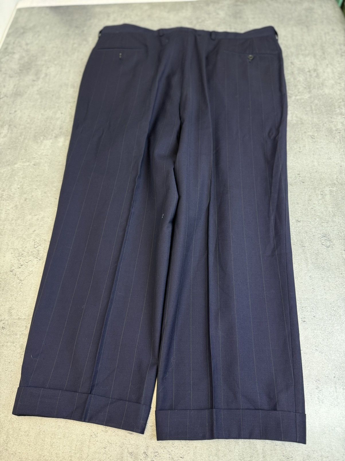 Valentino Valentino Double Breasted Pinstripe Wool Suit Vintage 90s Size 54R - 16 Thumbnail