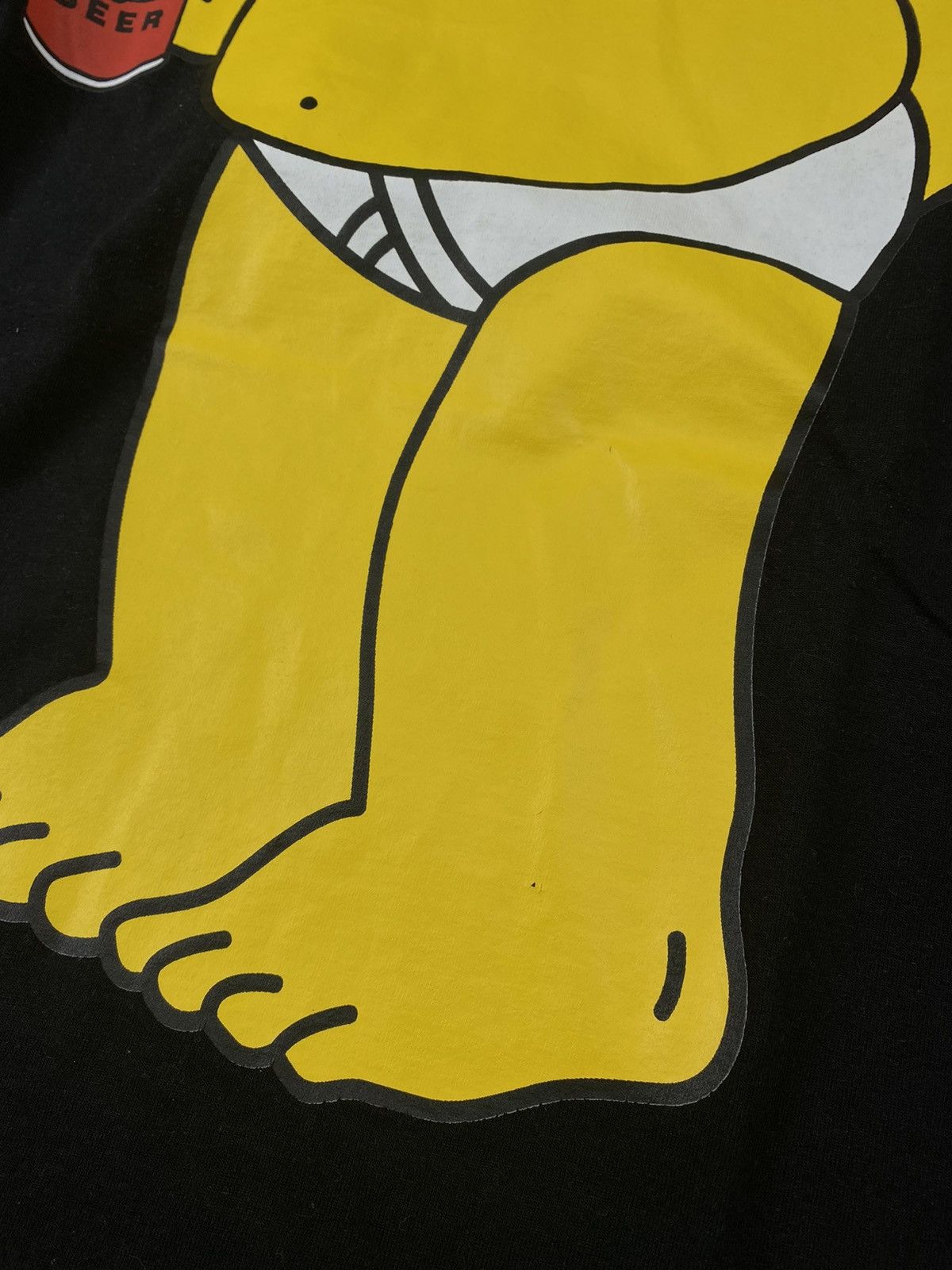 The Simpsons Vintage Simpson Beer Duff Fruit Of The Loom Rare Humor Merch Size US XL / EU 56 / 4 - 6 Thumbnail