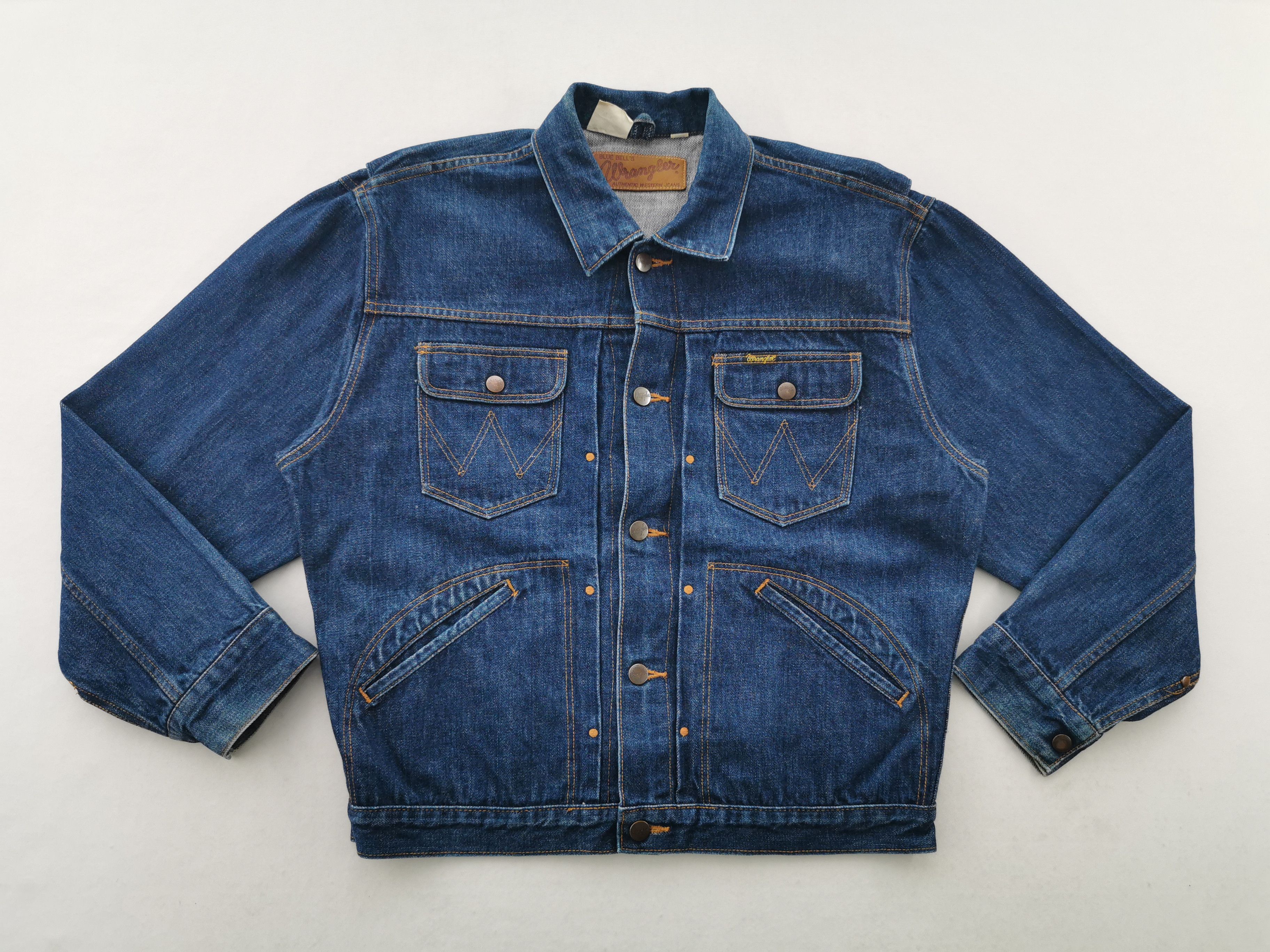 Wrangler Vintage 90s Wrangler Selvedge Denim Jacket Made In Japan Size US M / EU 48-50 / 2 - 3 Thumbnail