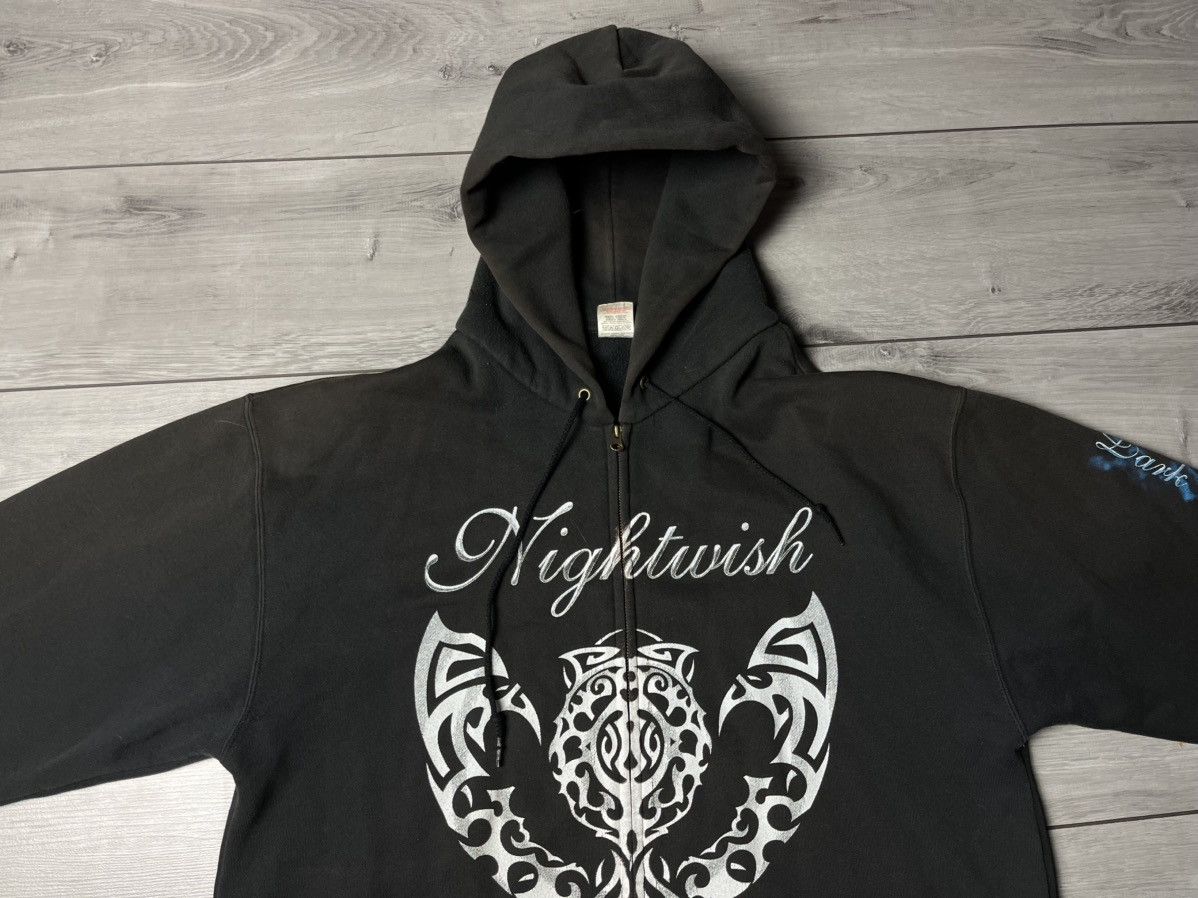 Band Tees Nightwish Dark Passion Play zip hoodie y2k faded size XLarge Size US XL / EU 56 / 4 - 3 Thumbnail