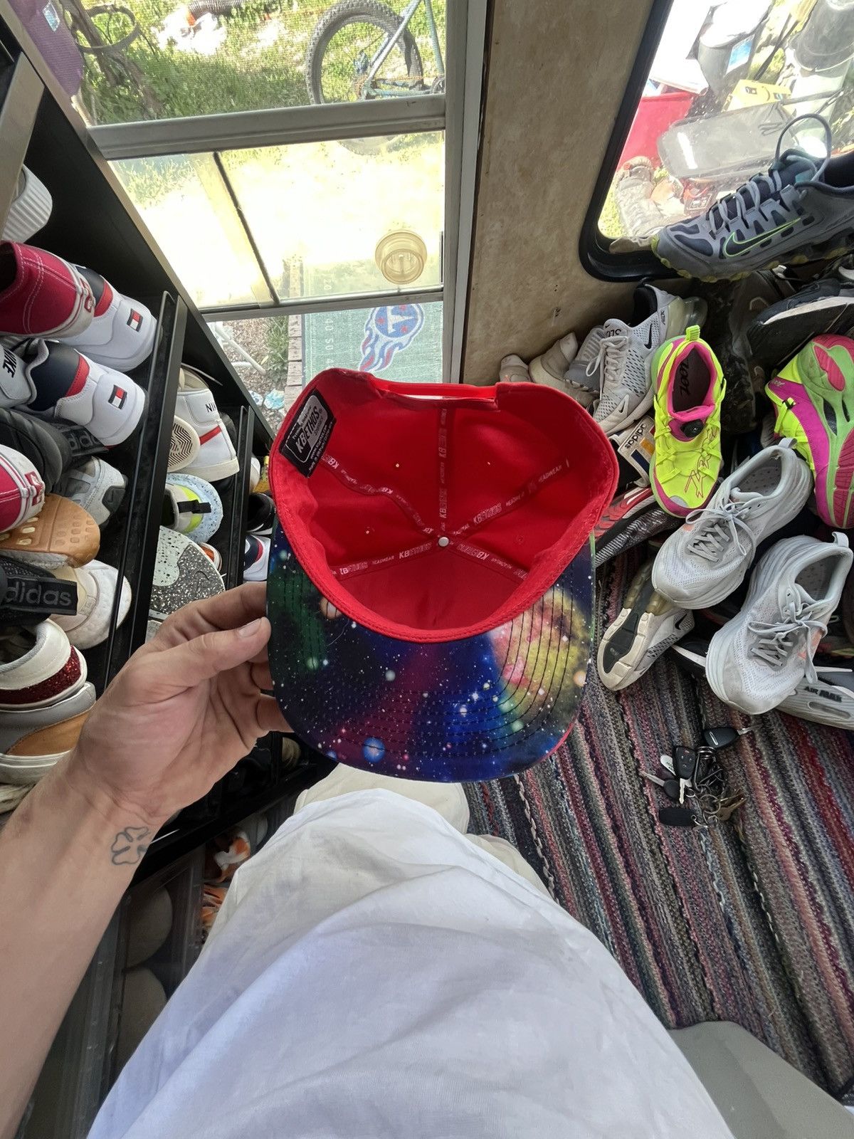Other Galaxy Red Chicago Bulls Hat Size ONE SIZE - 4 Thumbnail