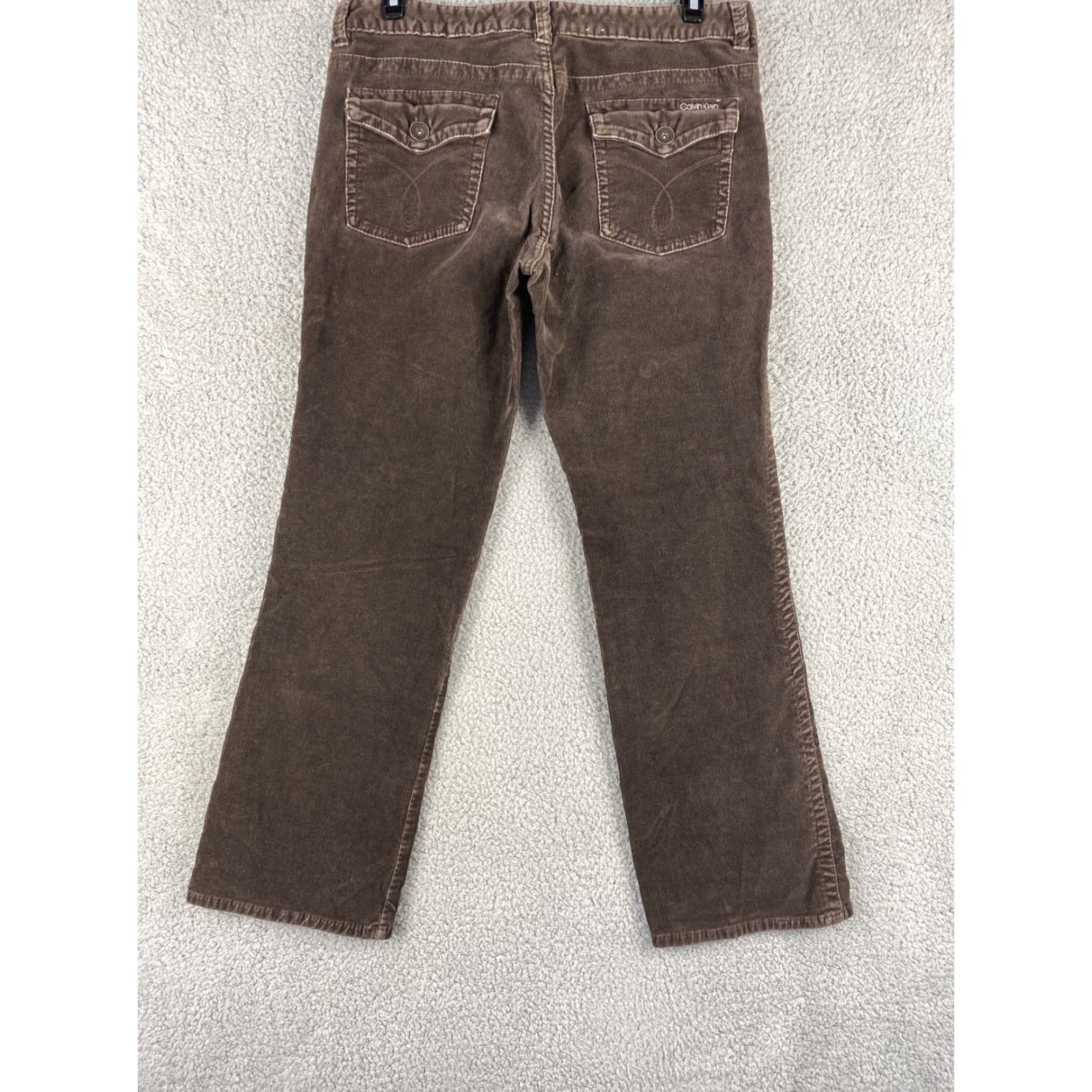 Calvin Klein VINTAGE? No. Calvin Klein Pants Corduroy Bootcut Women 14 Regular Inseam 29 Stretch Brown 42-22 Size 36" / US 14 / IT 50 - 7 Thumbnail