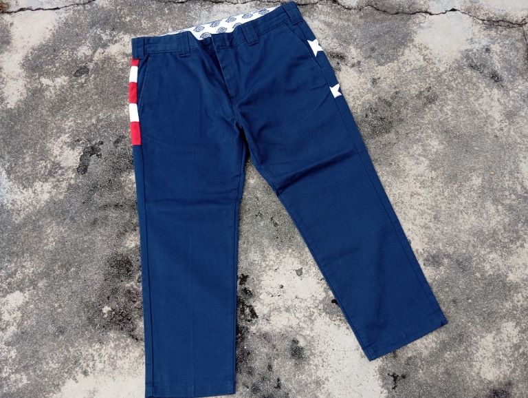 Dickies Dickies 🛠️ Star & Stripe Pants 🇺🇸 USA Flag Workpants Size US 36 / EU 52 - 2 Thumbnail