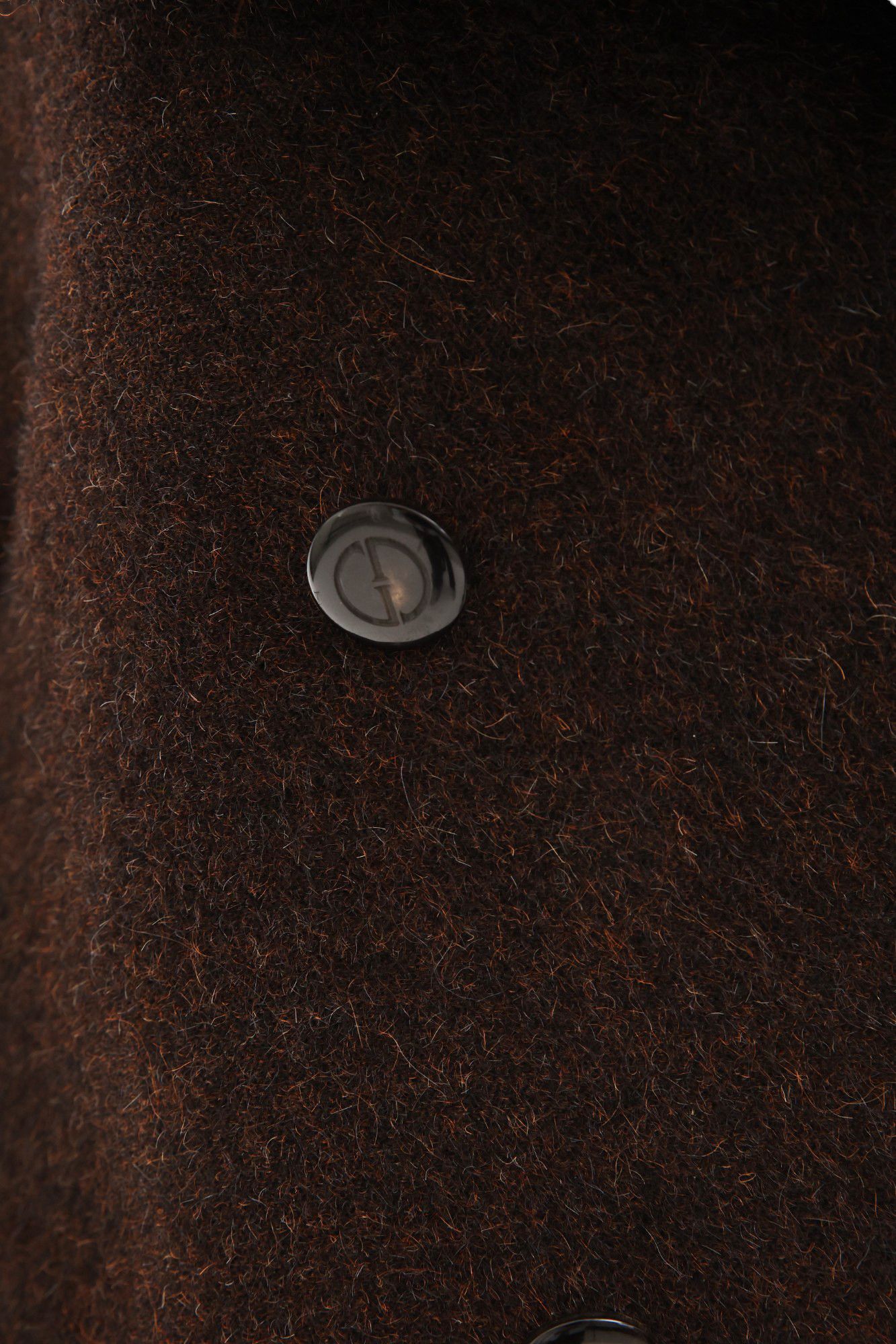 Gucci × Tom Ford F/W 1995 Alpaca Brown Double Breasted Coat Size XS / US 0-2 / IT 36-38 - 10 Thumbnail
