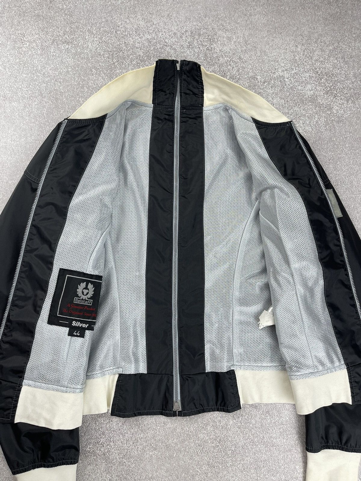 Belstaff × Vintage Vintage Belstaff Silver Label Nylon Reflective Jacket Size M / US 6-8 / IT 42-44 - 8 Thumbnail