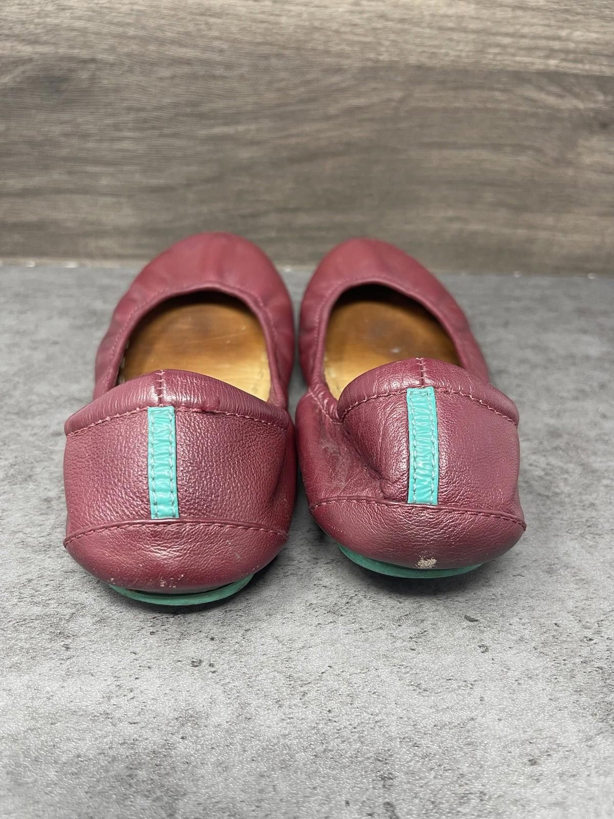 Andrew's Ties Tieks Gavrieli Ballet Flats Womens Size 6 Red Leather Size US 6 / IT 36 - 7 Thumbnail
