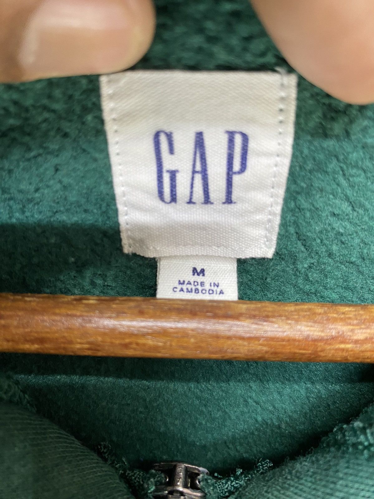 Gap Vintage Gap Hoodie Full Zip Spellout Sun Faded Embroidery Size US M / EU 48-50 / 2 - 9 Thumbnail