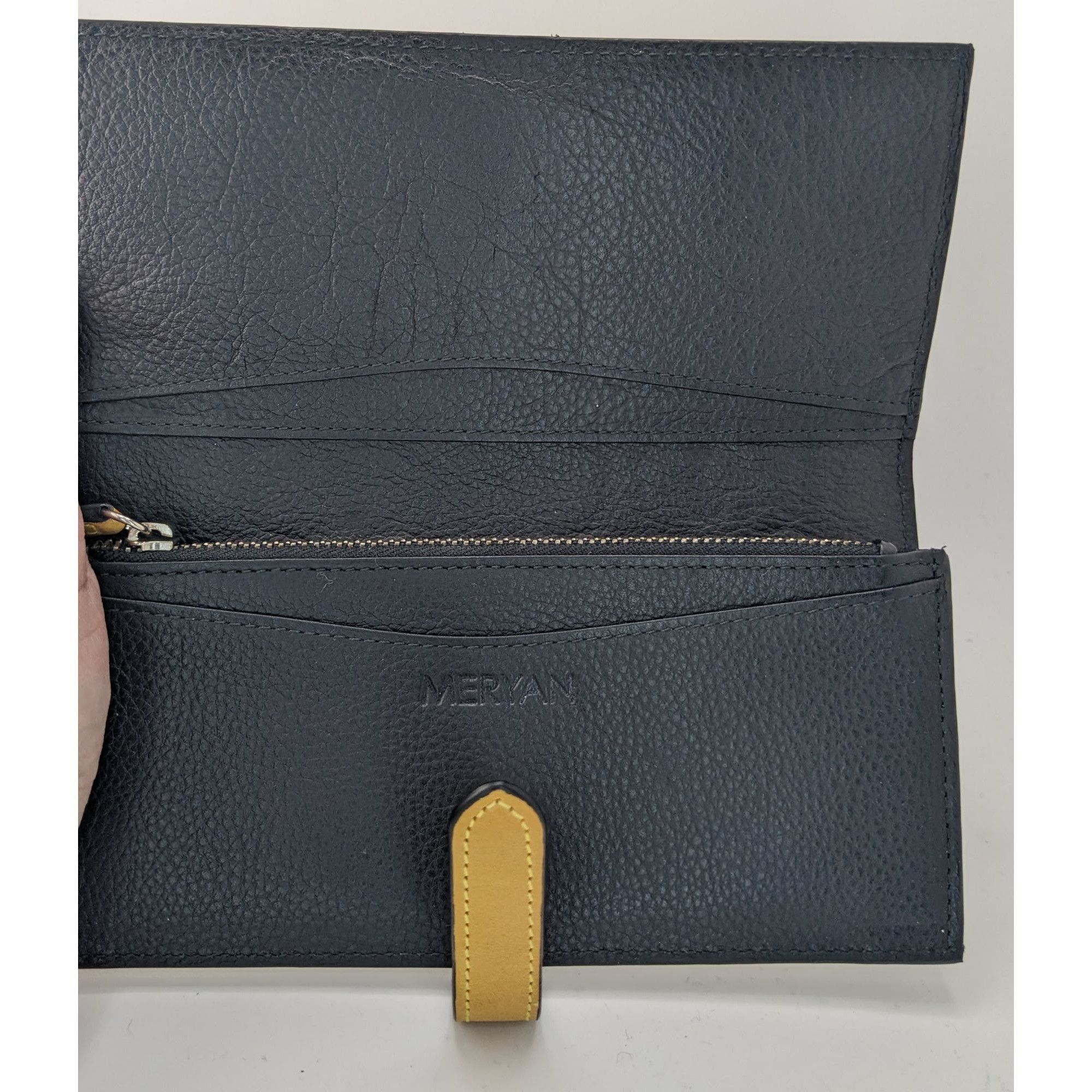 Other Meryan Embossed Isabelino Wallet In Handworked Vegetable Tan Size ONE SIZE - 6 Thumbnail
