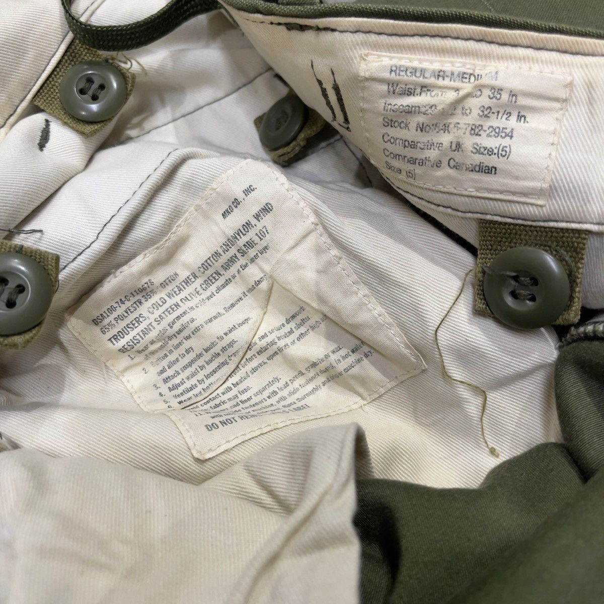 Vintage Vintage wornout og 107 military bondage pants Size US 34 / EU 50 - 9 Thumbnail