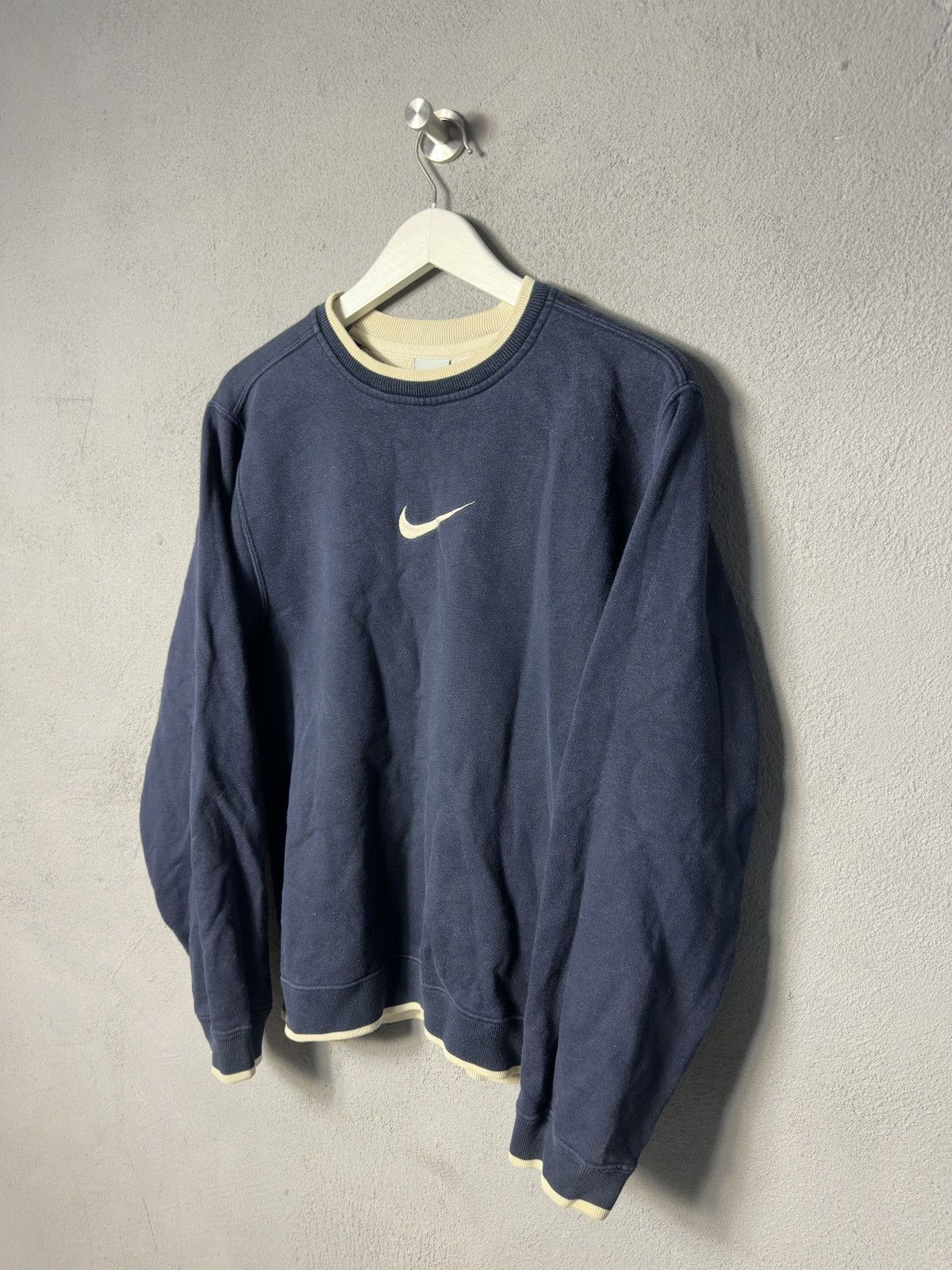 Nike Vintage Nike Center Swoosh Hoodie Sweater Y2K Size US S / EU 44-46 / 1 - 2 Thumbnail