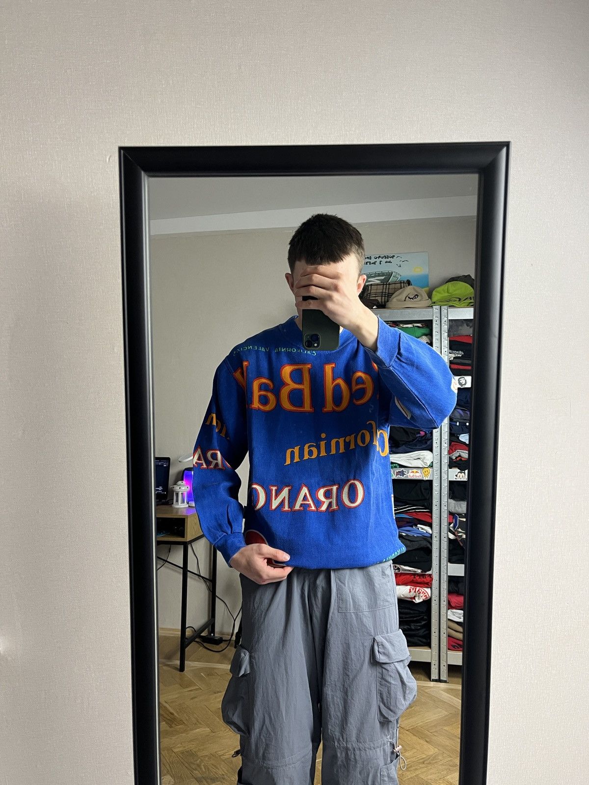 Vintage Crazy Vintage 90’s Red Ball Californian Oranges Sweatshirt Size US S / EU 44-46 / 1 - 2 Thumbnail