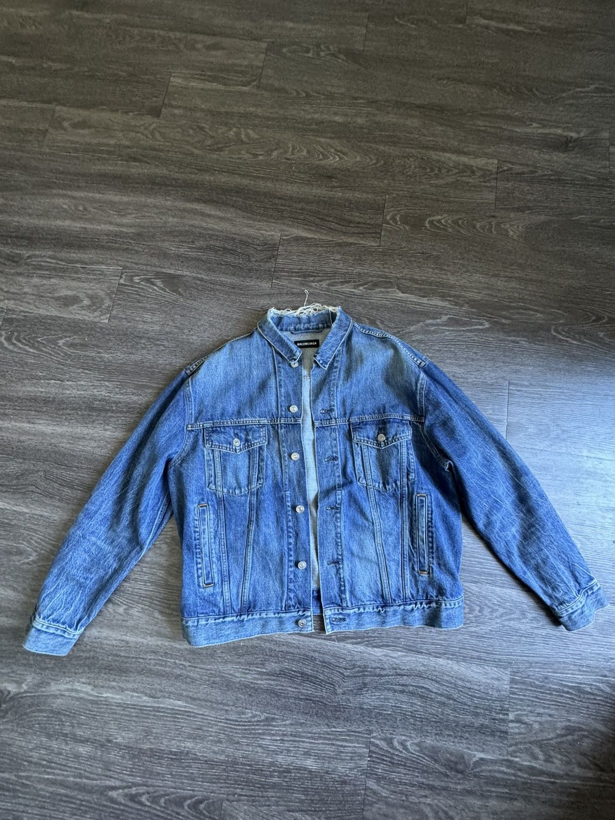 Balenciaga Balenciaga Denim Jacket Size US L / EU 52-54 / 3 - 1 Thumbnail