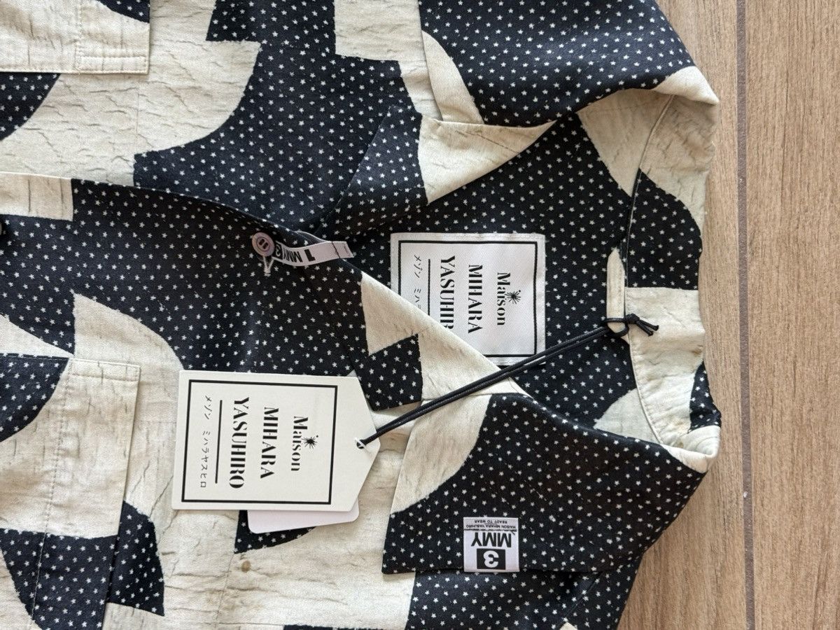 Maison MIHARA YASUHIRO Maison Mihara Yasuhiro Drunker's Path Shirt 'Black' Size US XXS / EU 40 - 4 Thumbnail