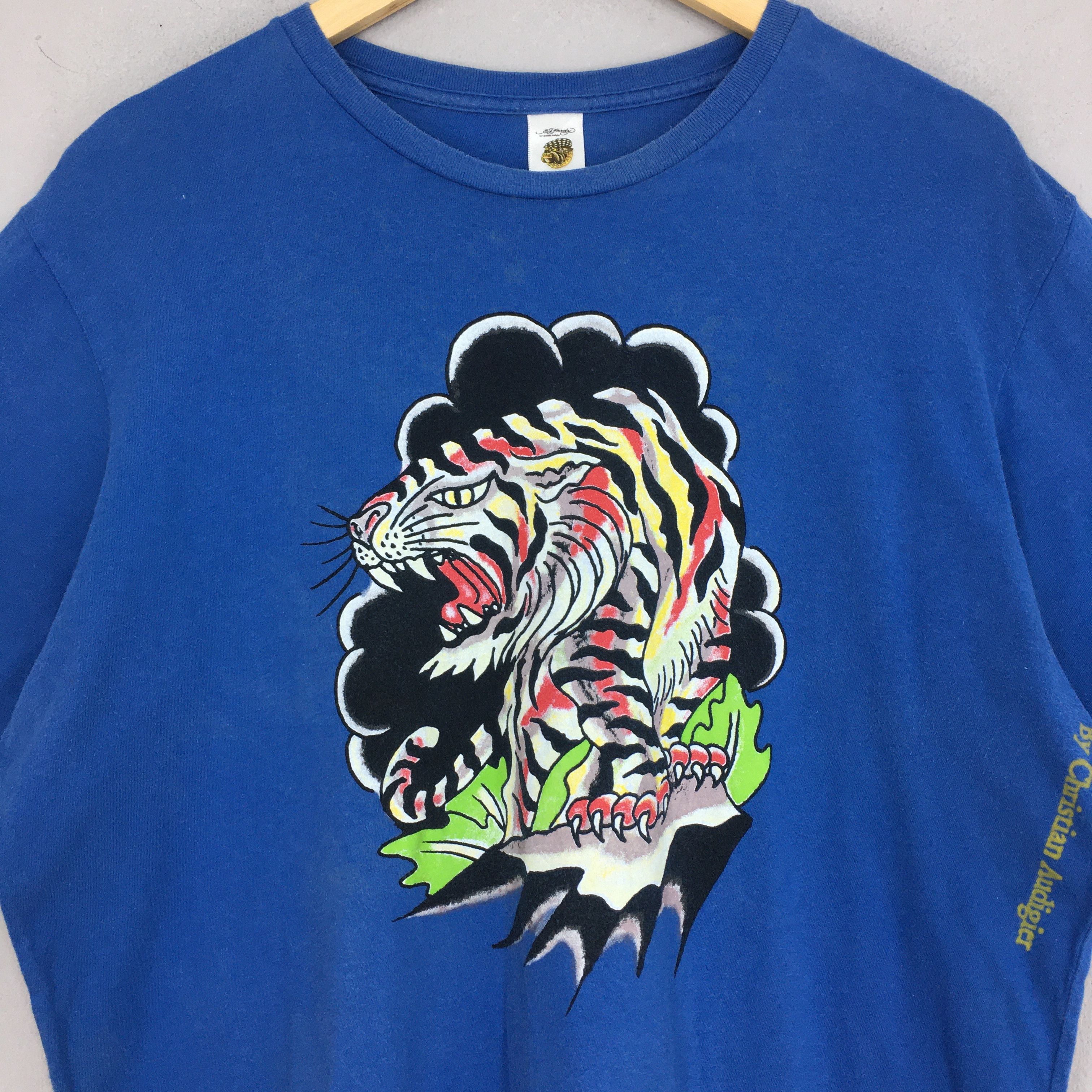 Christian Audigier × Ed Hardy Don Ed Hardy By Christian Audiegier Tiger Tatoo T shirt XL Size US XL / EU 56 / 4 - 2 Thumbnail