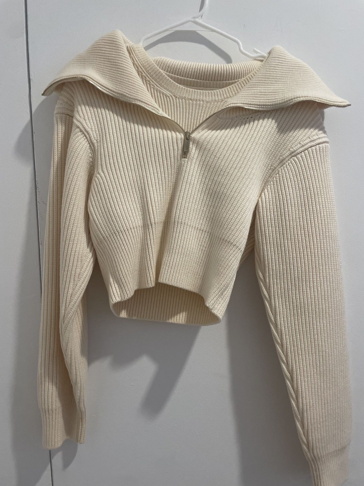 Jacquemus Jacquemus off-white sweater Size XS / US 0-2 / IT 36-38 - 2 Thumbnail