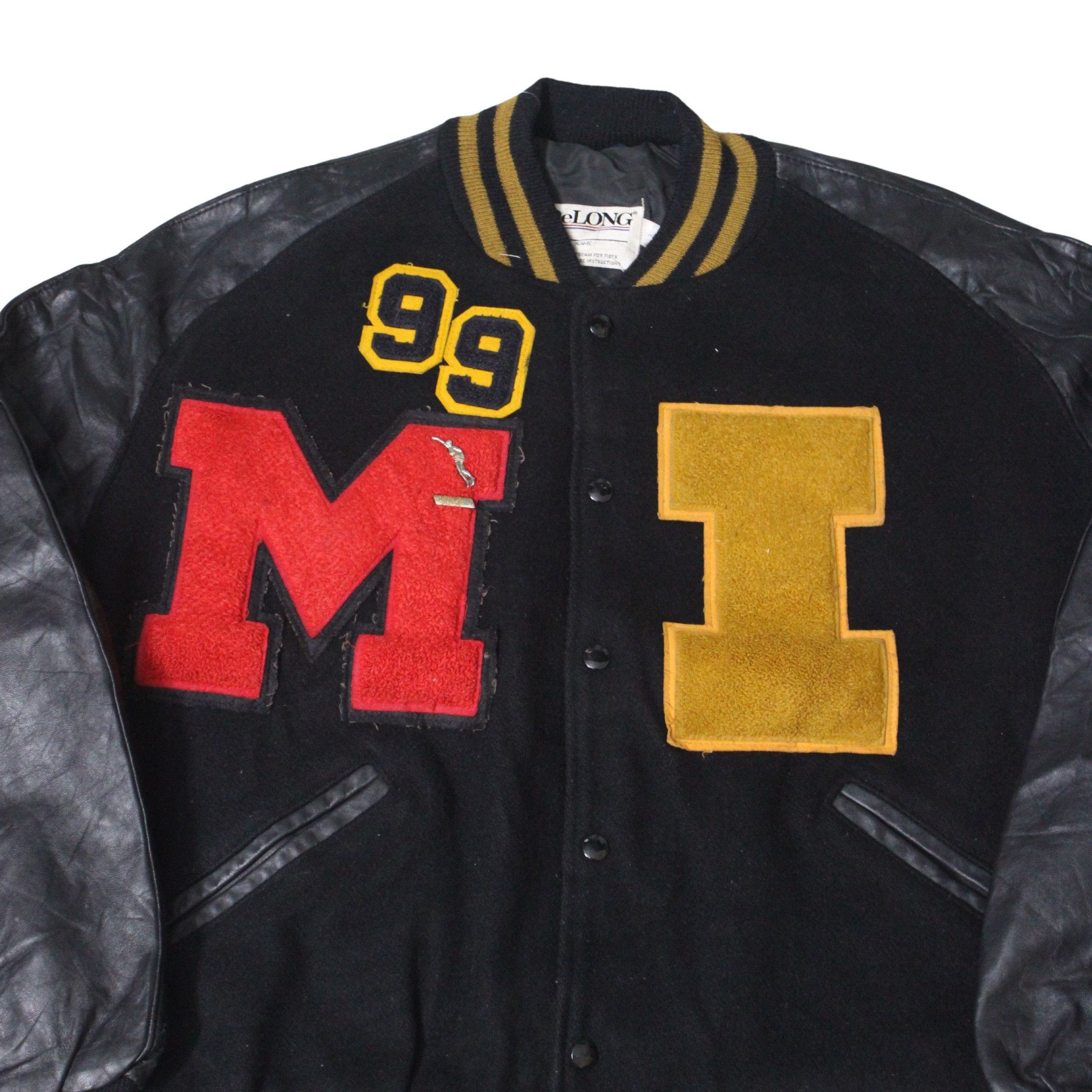 Vintage LATE 90S BARSNESS VARSITY JACKET Size US XL / EU 56 / 4 - 2 Thumbnail