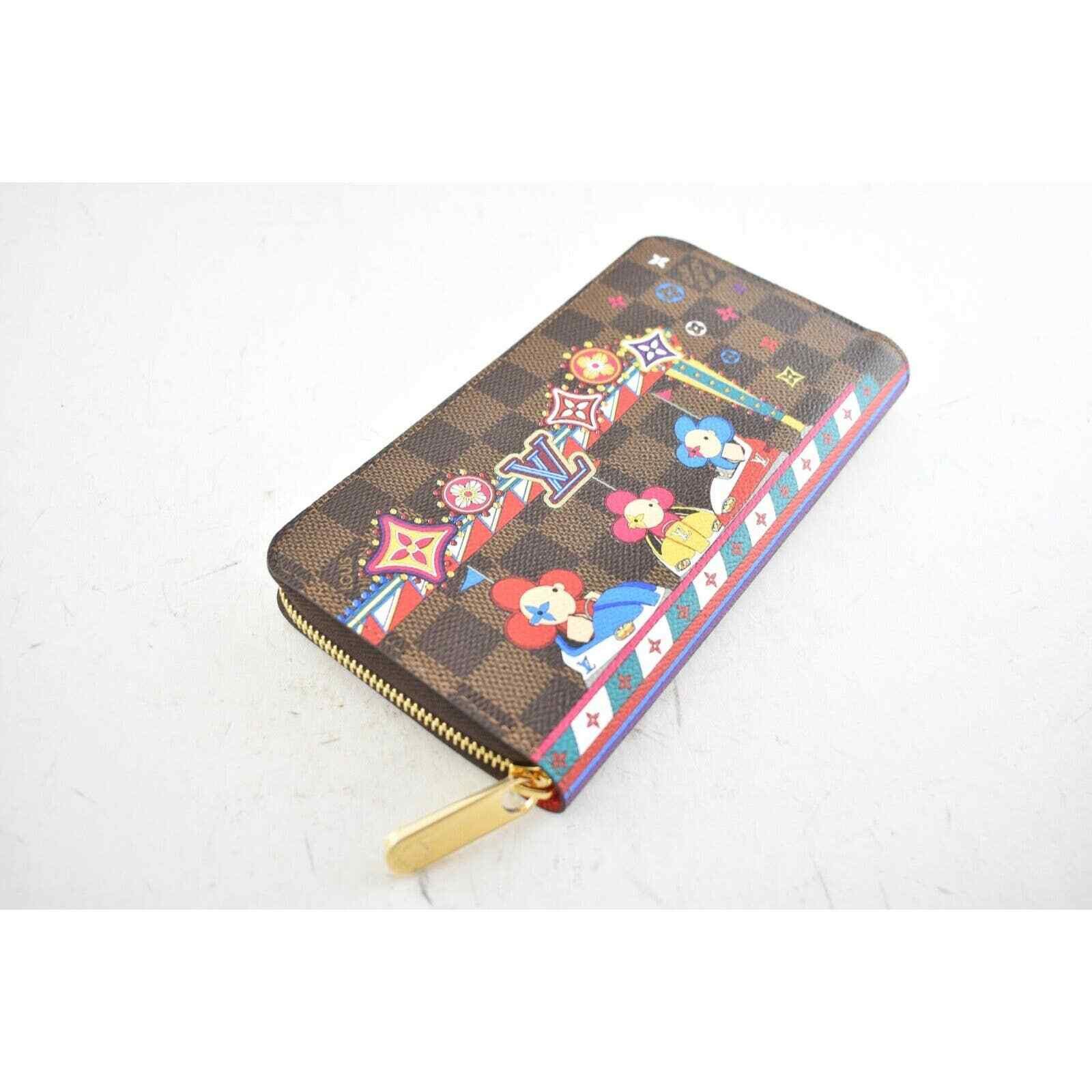Louis Vuitton Louis Vuitton Vivienne Damier Ebene Purse Zippy Wallet Size ONE SIZE - 4 Thumbnail