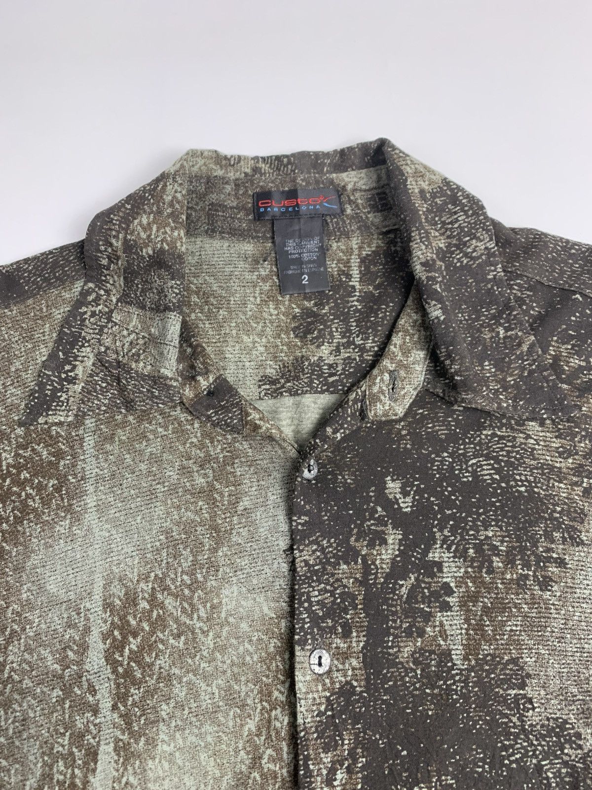 Custo Barcelona Custo Barcelona Art Print Button-Up Shirt Size M / US 6-8 / IT 42-44 - 3 Thumbnail