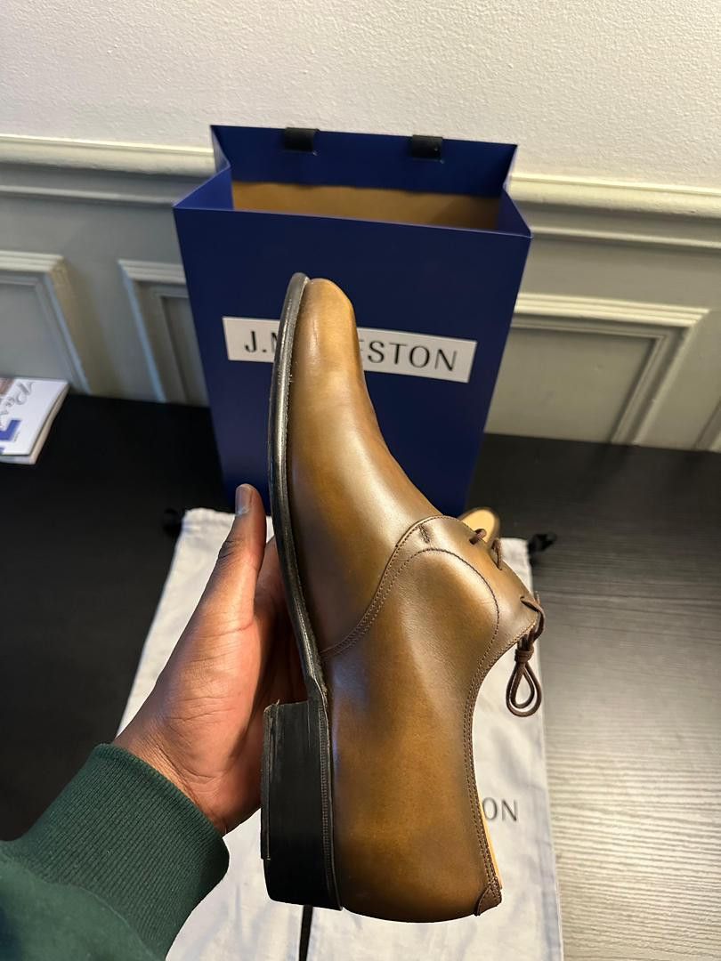 J.M. Weston JM Weston - 3 Eyelets Model in Cognac Brown Leather Size US 11.5 / EU 44-45 - 4 Thumbnail