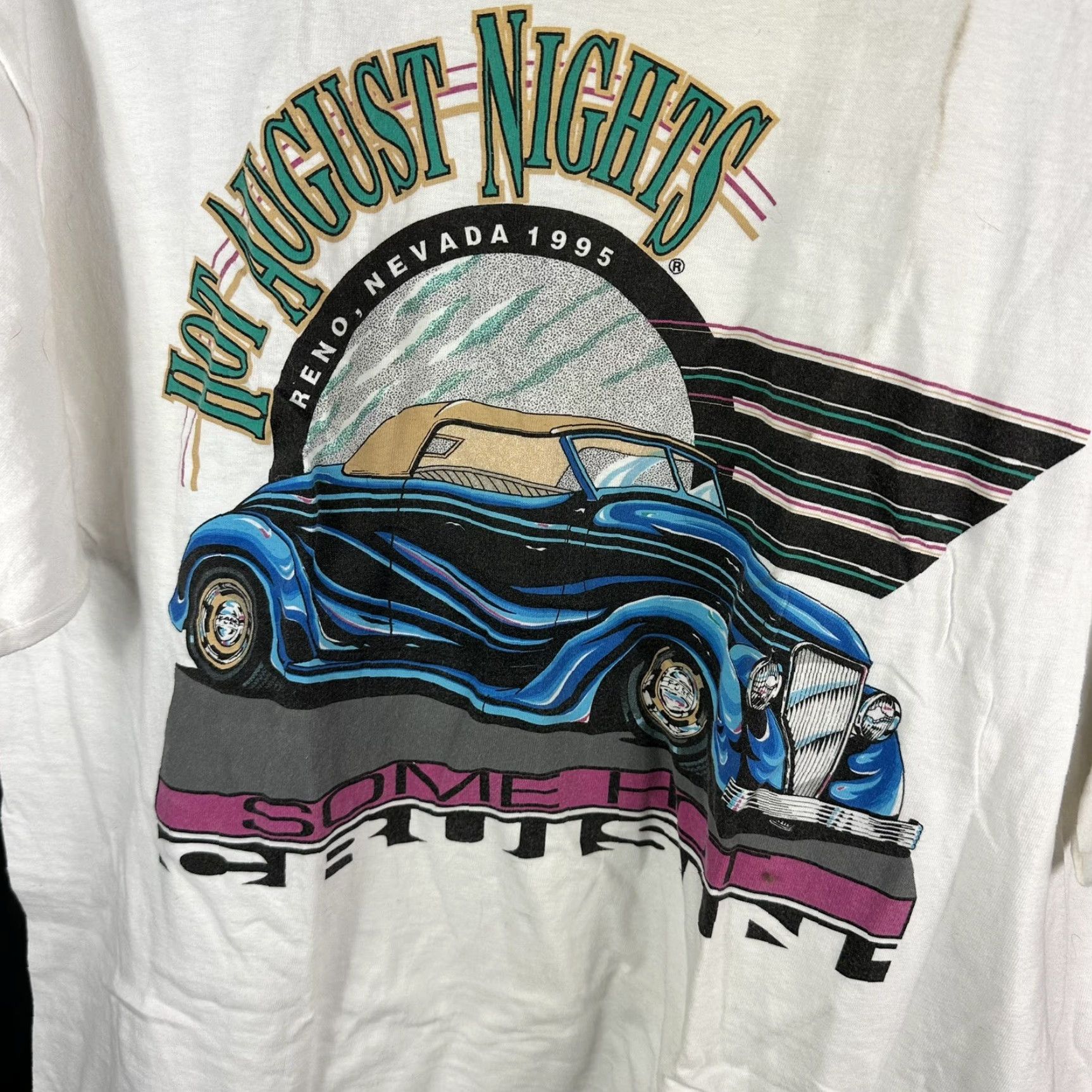 Vintage VINTAGE 1995 90s Cruisin Car Show T-shirt Reno NV X-Large Shirt Adult XL Mens Size US XL / EU 56 / 4 - 2 Thumbnail