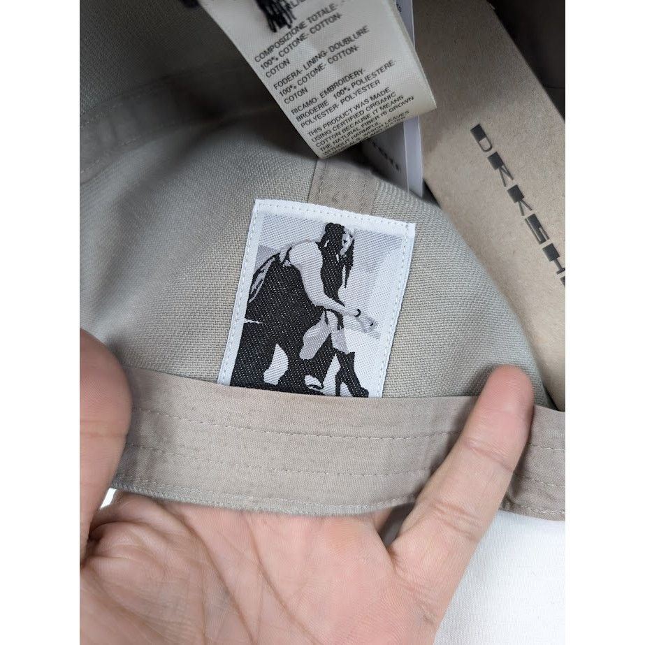 Rick Owens o1rshd1 Size: L / Baseball Cap / Hat in Pearl/Black Size ONE SIZE - 13 Thumbnail