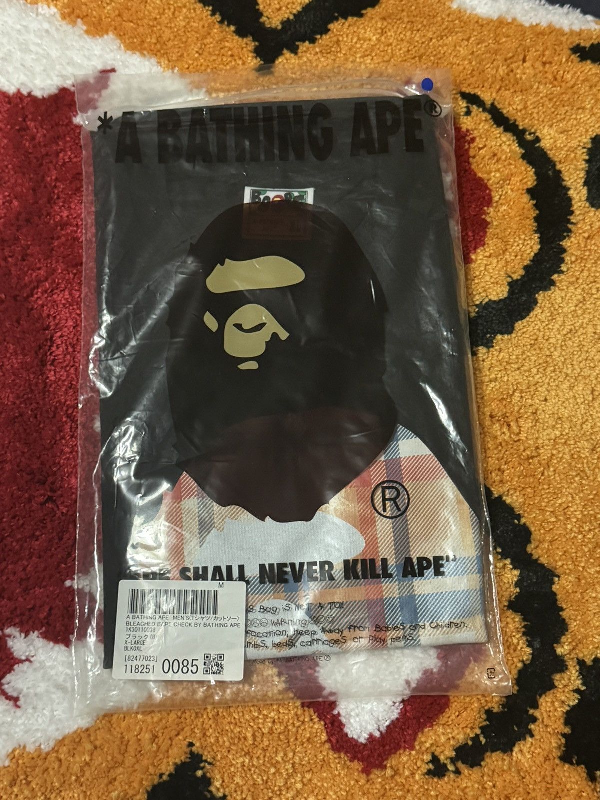Bape Bape Bleached Ape Head By Bathing Ape Tee. (X-Large) Size US XL / EU 56 / 4 - 2 Thumbnail