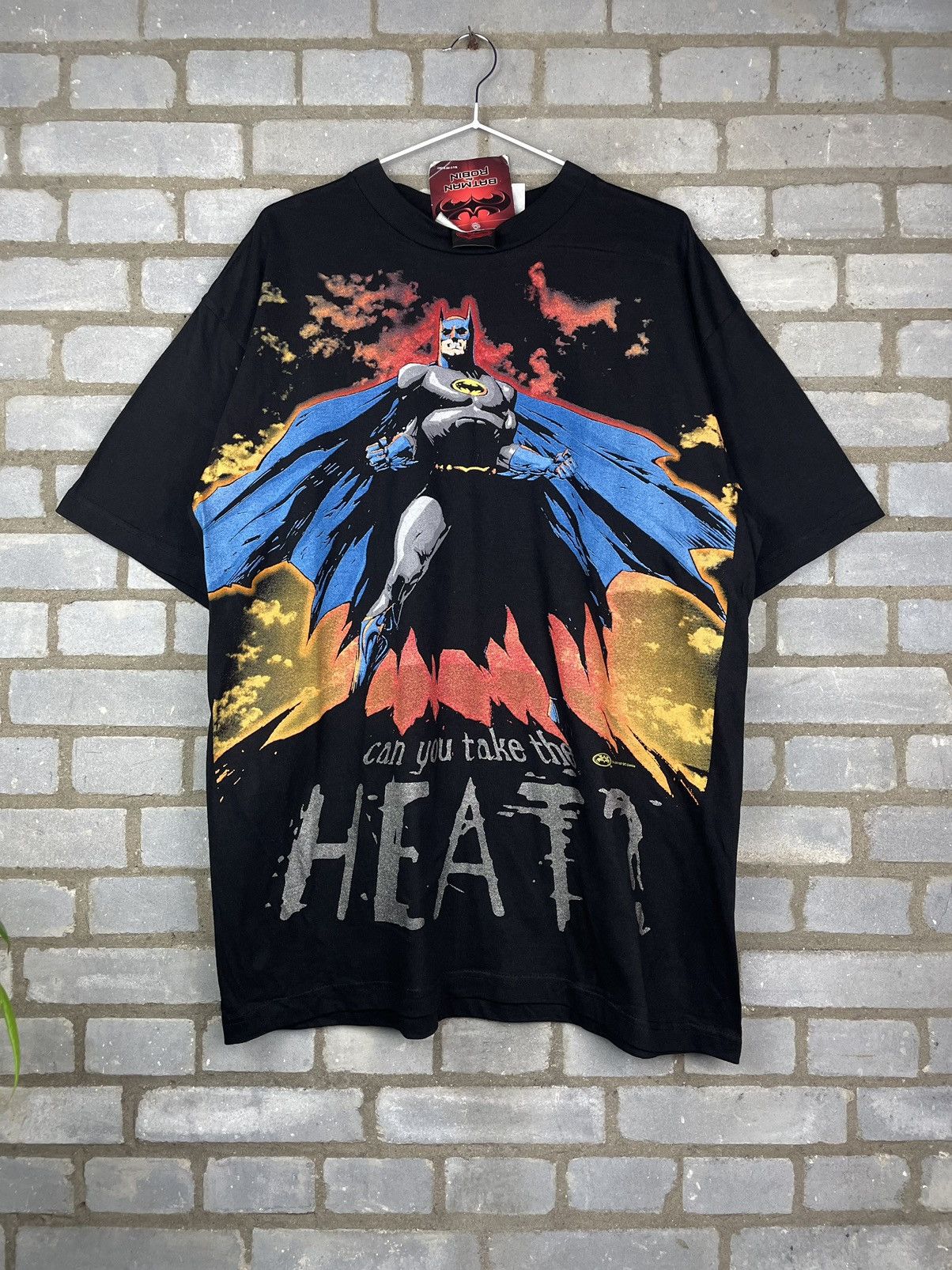 DC Comics × Vintage Batman & Robin 1997 DC Comics vintage Marvel Y2K T-shirt Size US L / EU 52-54 / 3 - 1 Thumbnail