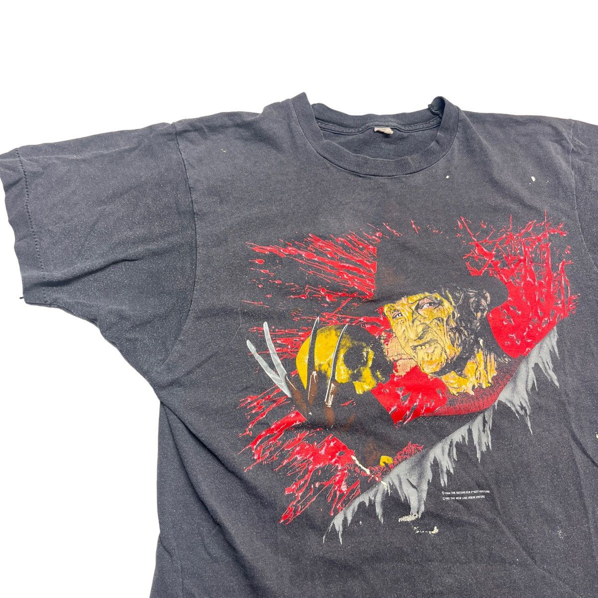 Vintage 1984 Nightmare on Elm Street 3 Freddy Krueger Tee Size US L / EU 52-54 / 3 - 2 Thumbnail