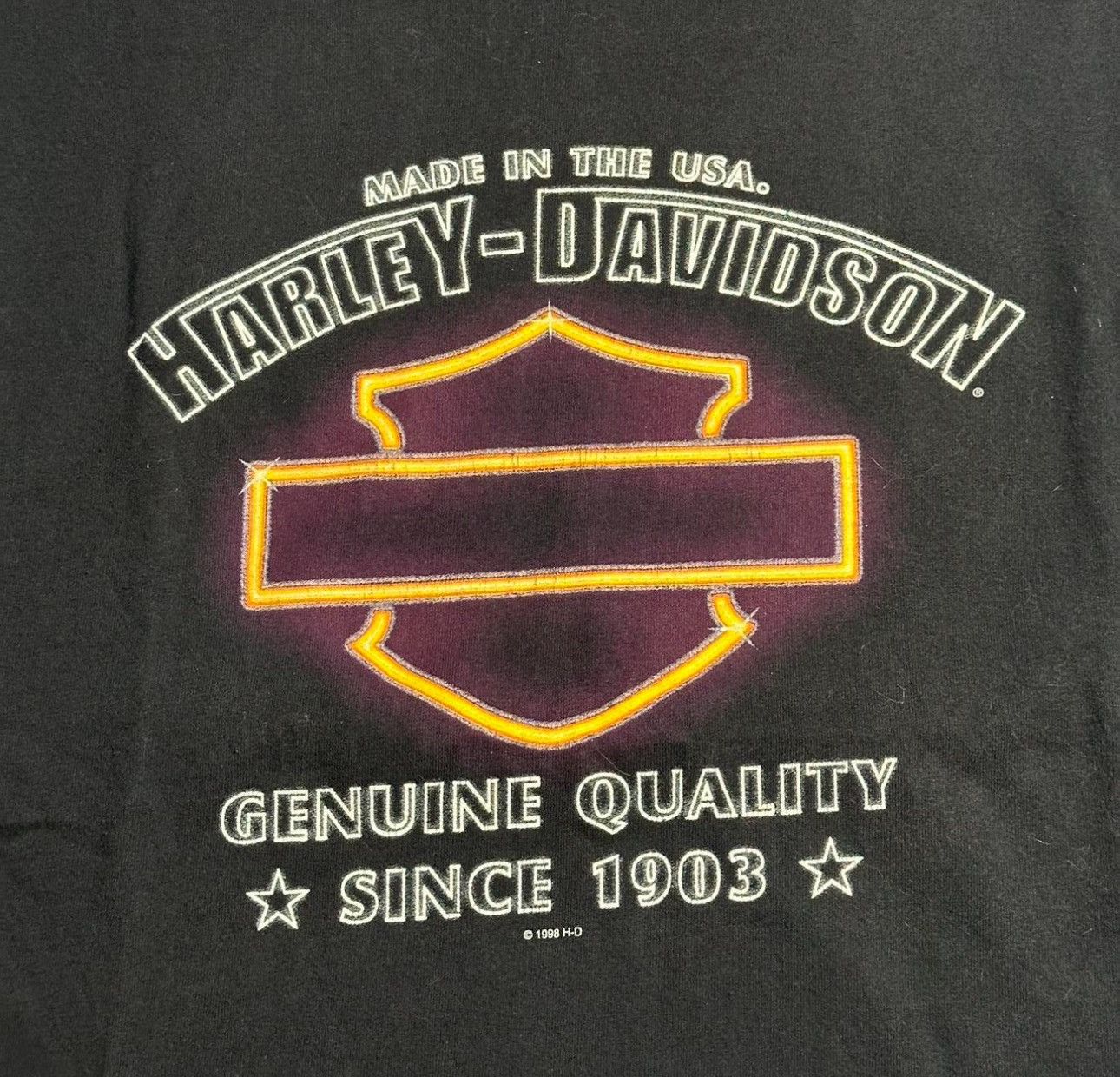 Harley Davidson Vintage Harley Davidson motorcycle T-shirt Size US L / EU 52-54 / 3 - 2 Thumbnail