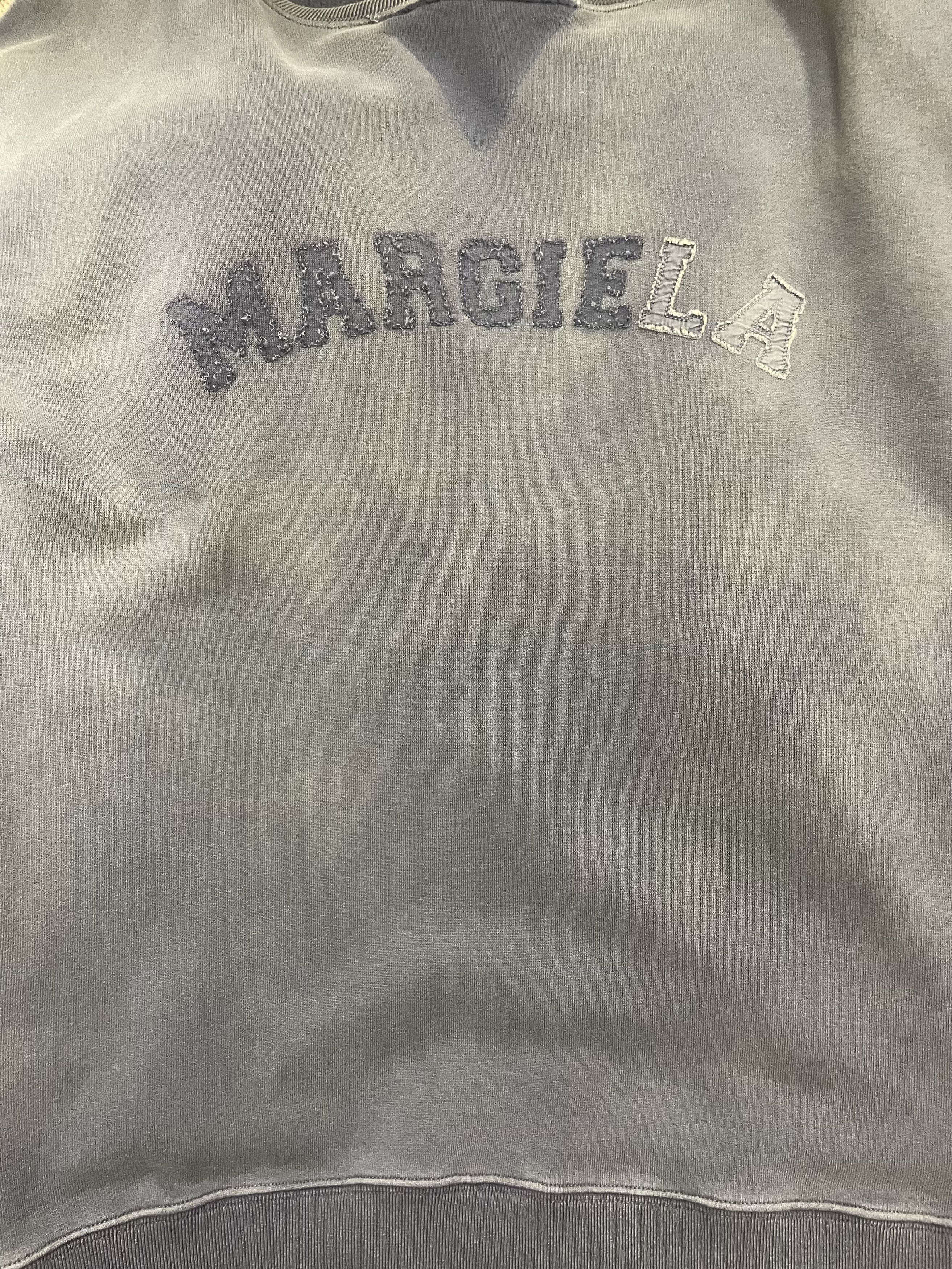 Maison Margiela Maison Margiela Distressed Appliqué Sweatshirt Retail: $1160 Size US M / EU 48-50 / 2 - 7 Thumbnail