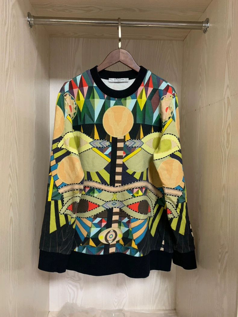 Givenchy Givenchy GVC Geometric Design Sweatshirt Size US M / EU 48-50 / 2 - 1 Thumbnail