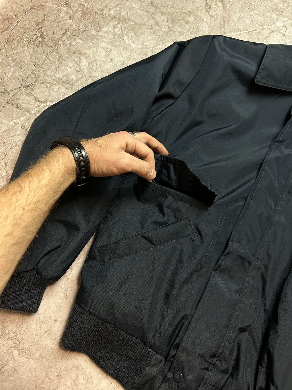 Alpha Industries × Vintage Vintage Nylon Bomber Jacket MA1 Y2K Size US M / EU 48-50 / 2 - 5 Thumbnail