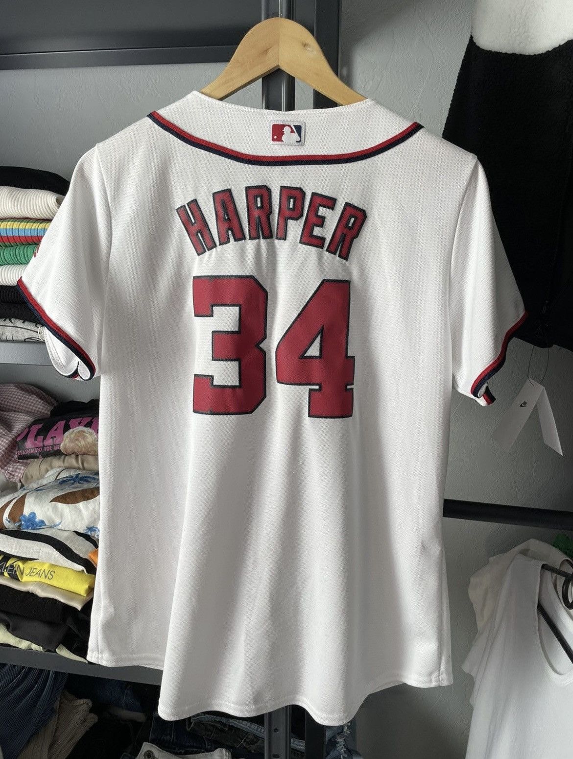 MLB Majestic Washington Nationals #34 Harper Jersey Size US XL / EU 56 / 4 - 5 Thumbnail