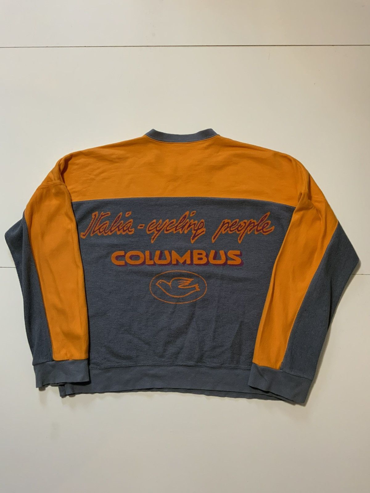 Vintage Columbus Italia Cycling People Bike Italy Sweatshirt