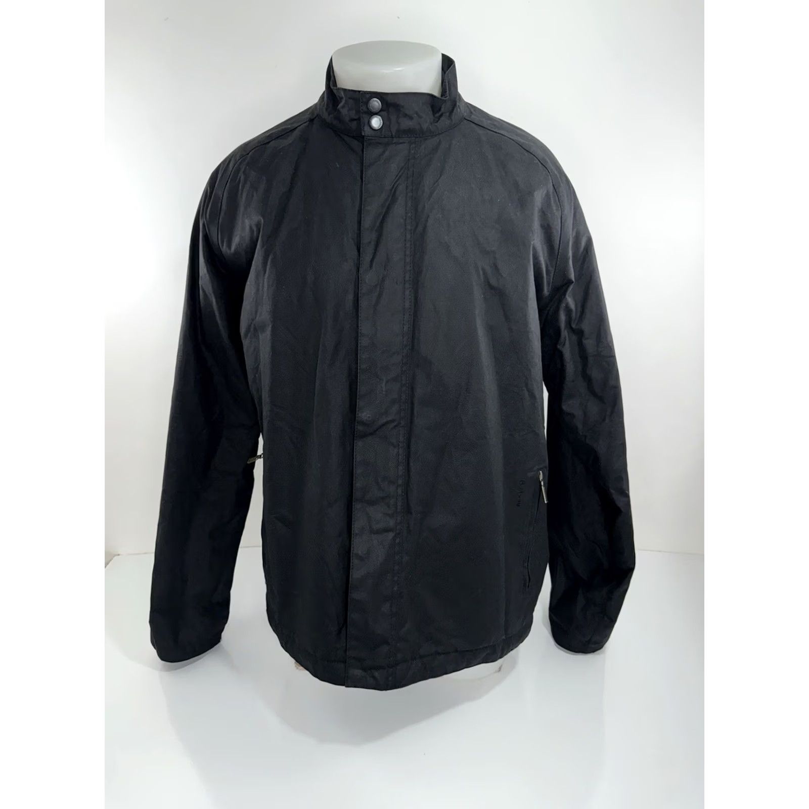 Barbour BARBOUR CHROME DRY WAX Ranch Field Chore Jacket XL Men Black Waxed Cotton Barn Shirt? Size US XL / EU 56 / 4 - 2 Thumbnail