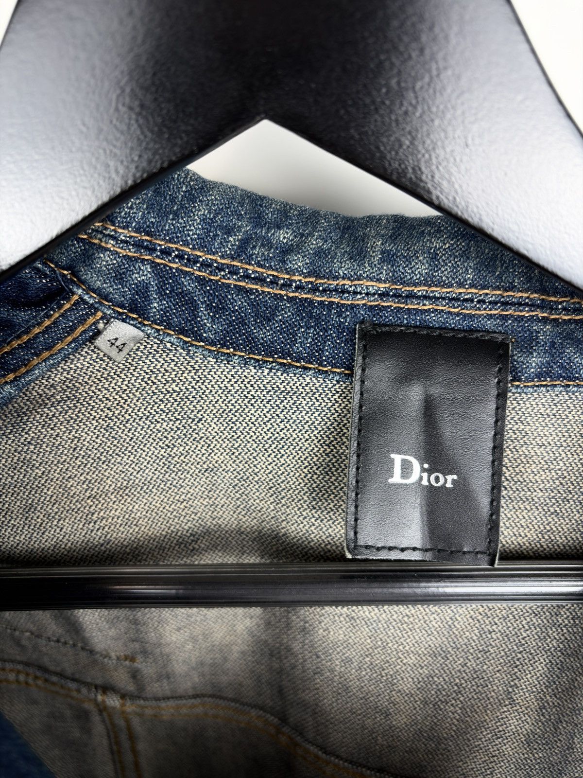 Dior × Hedi Slimane SS05 Dior Homme Beck Rust Orange Overdye Denim Jacket Size US S / EU 44-46 / 1 - 8 Thumbnail